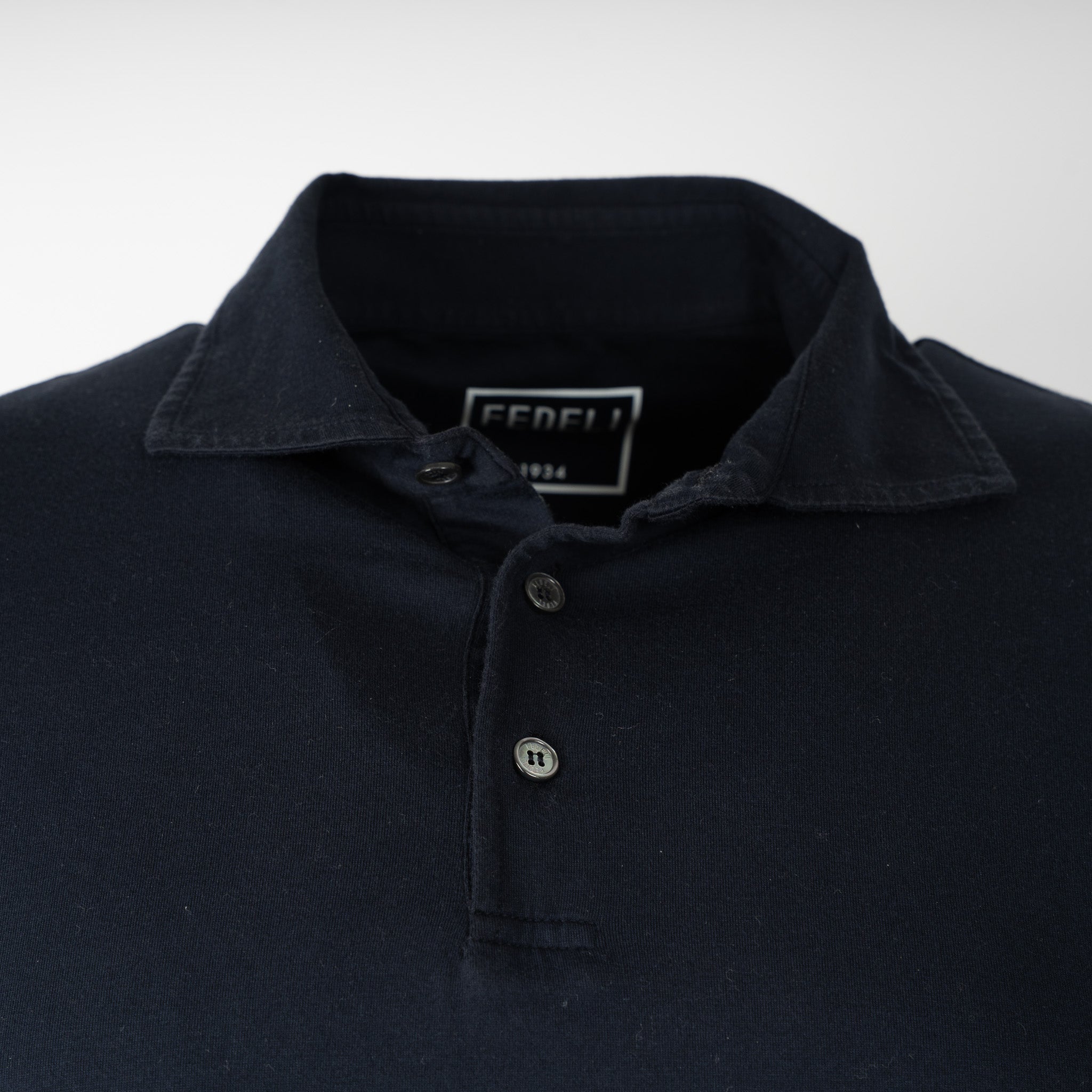 Fedeli Polo Blauw | Jersey Cotton Flex