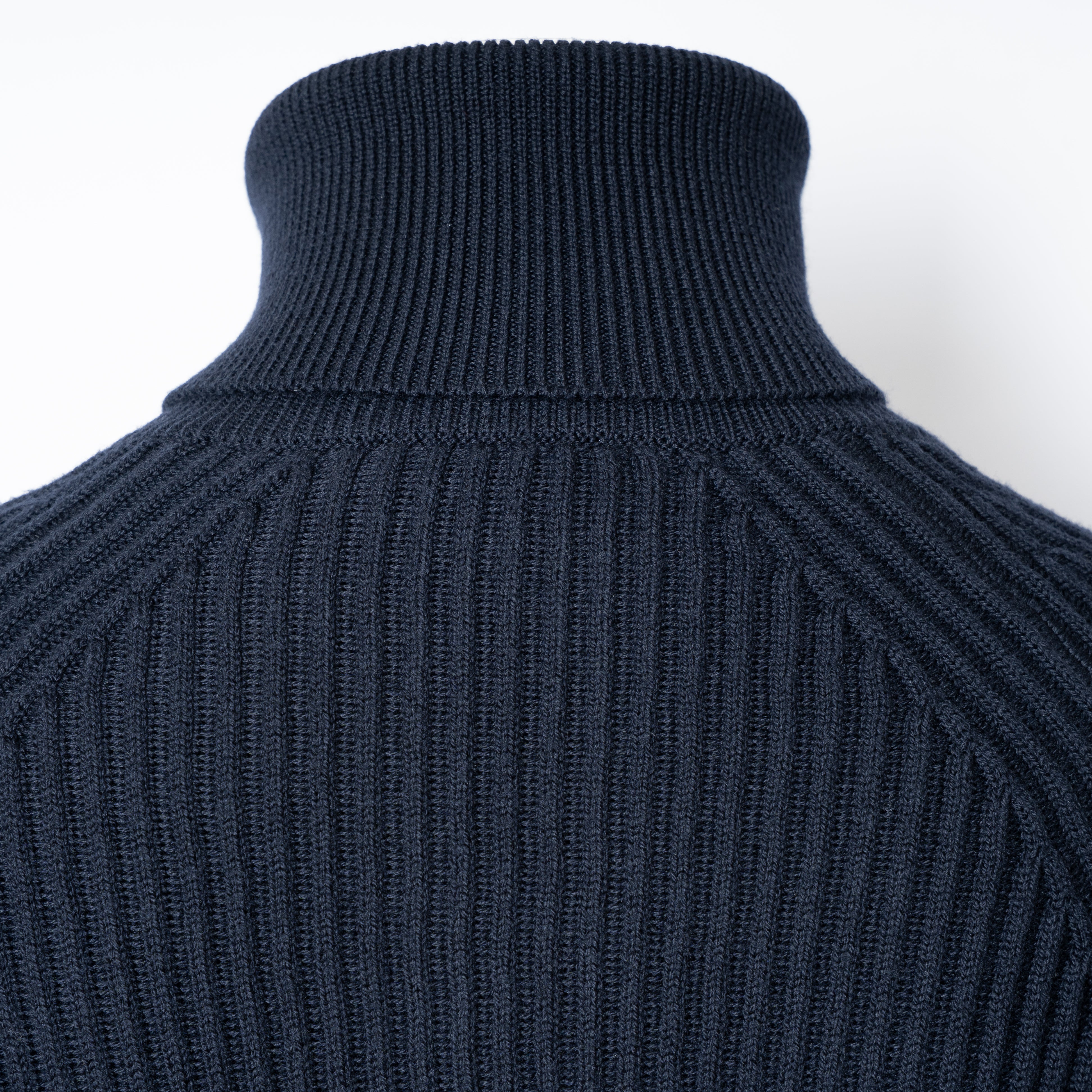 Zanone Gebreid Vest Donkerblauw