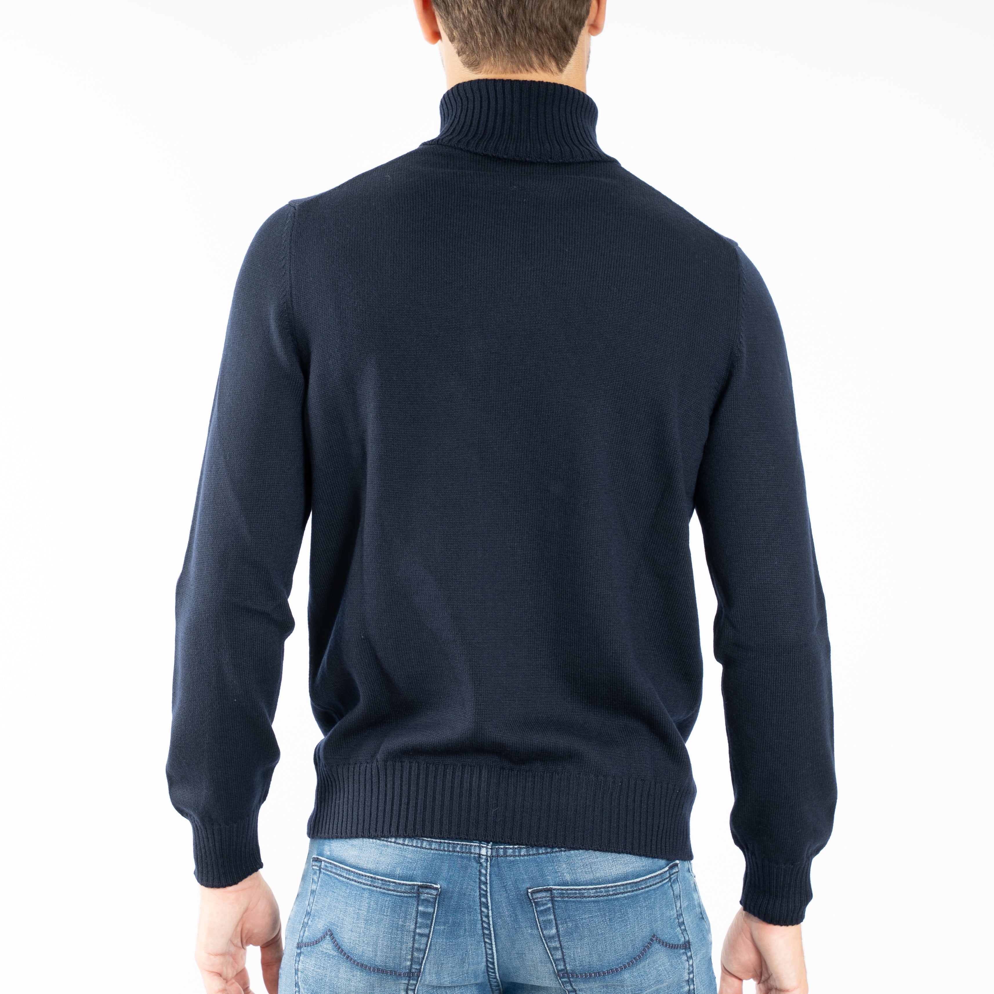 Gran Sasso Gebreide Coltrui Donkerblauw | Extrafine Merino