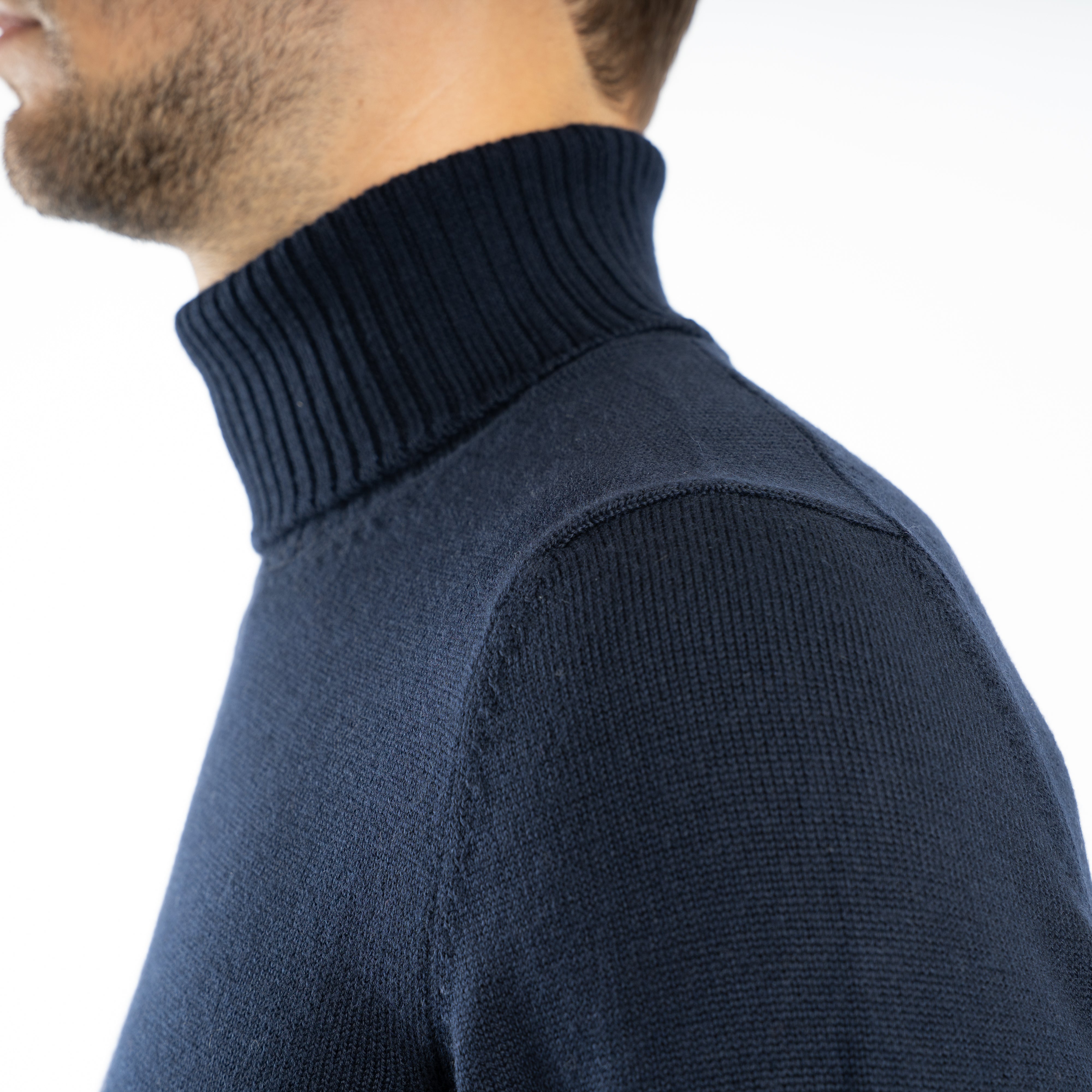 Gran Sasso Gebreide Coltrui Donkerblauw | Extrafine Merino