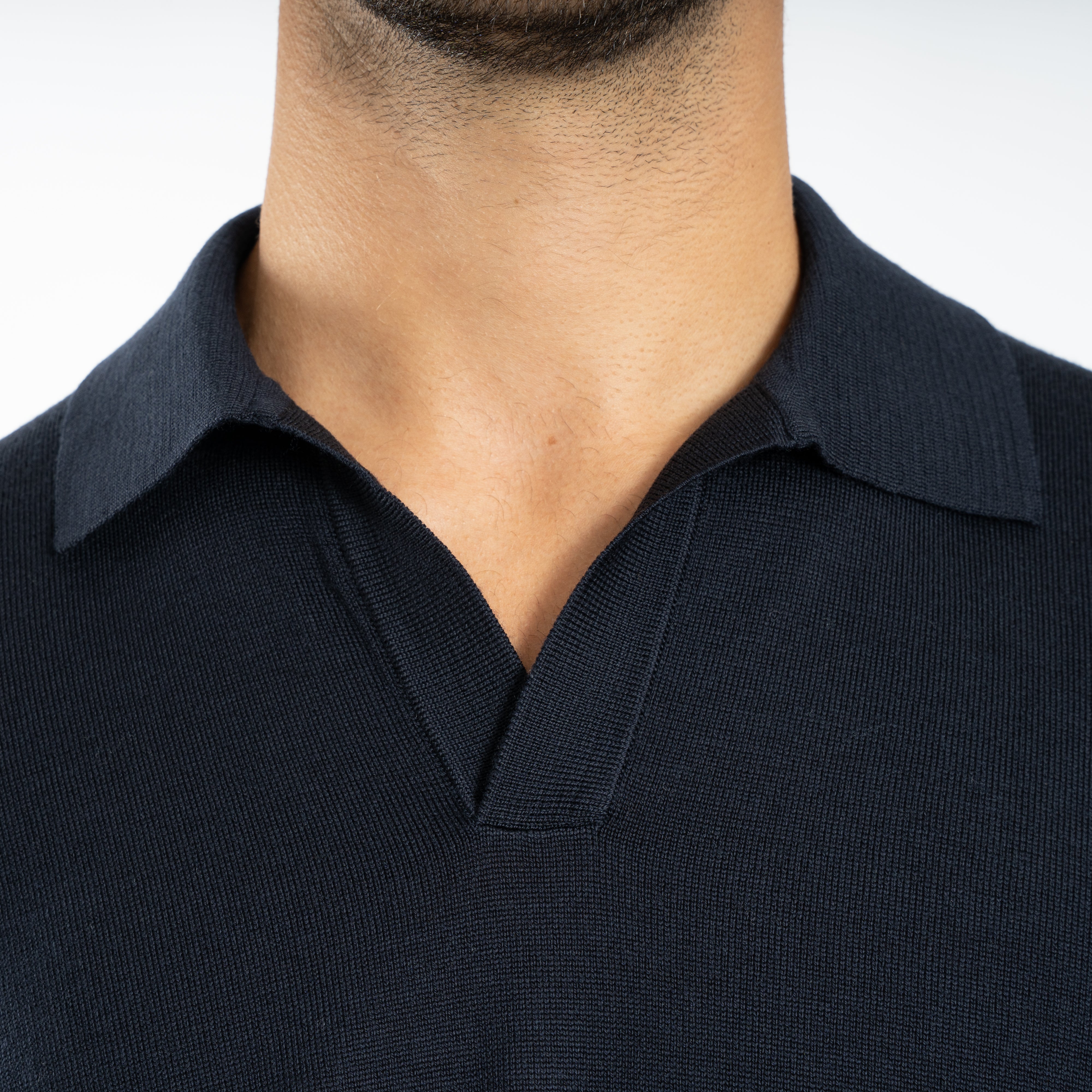 Gran Sasso Gebreide Trui met Polokraag Blauw | Athleisure