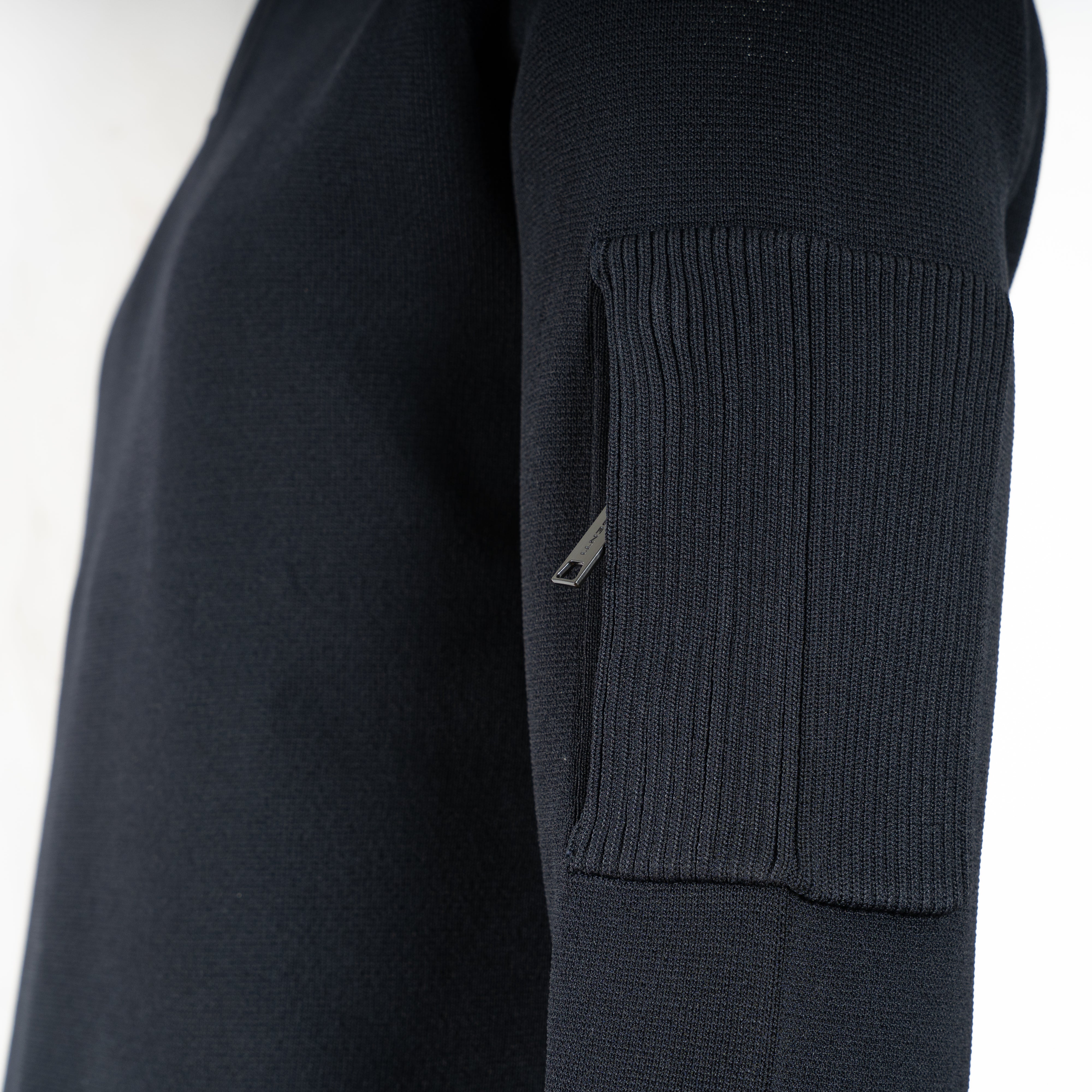Genti Trui met Rits Donkerblauw | Cool Dry
