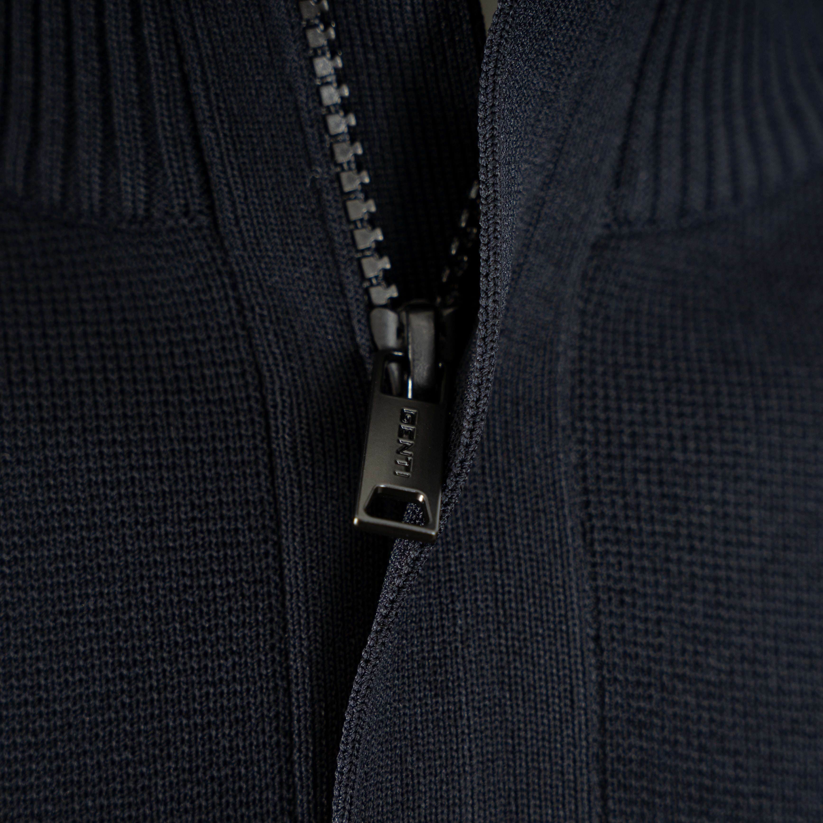Genti Trui met Rits Donkerblauw | Cool Dry