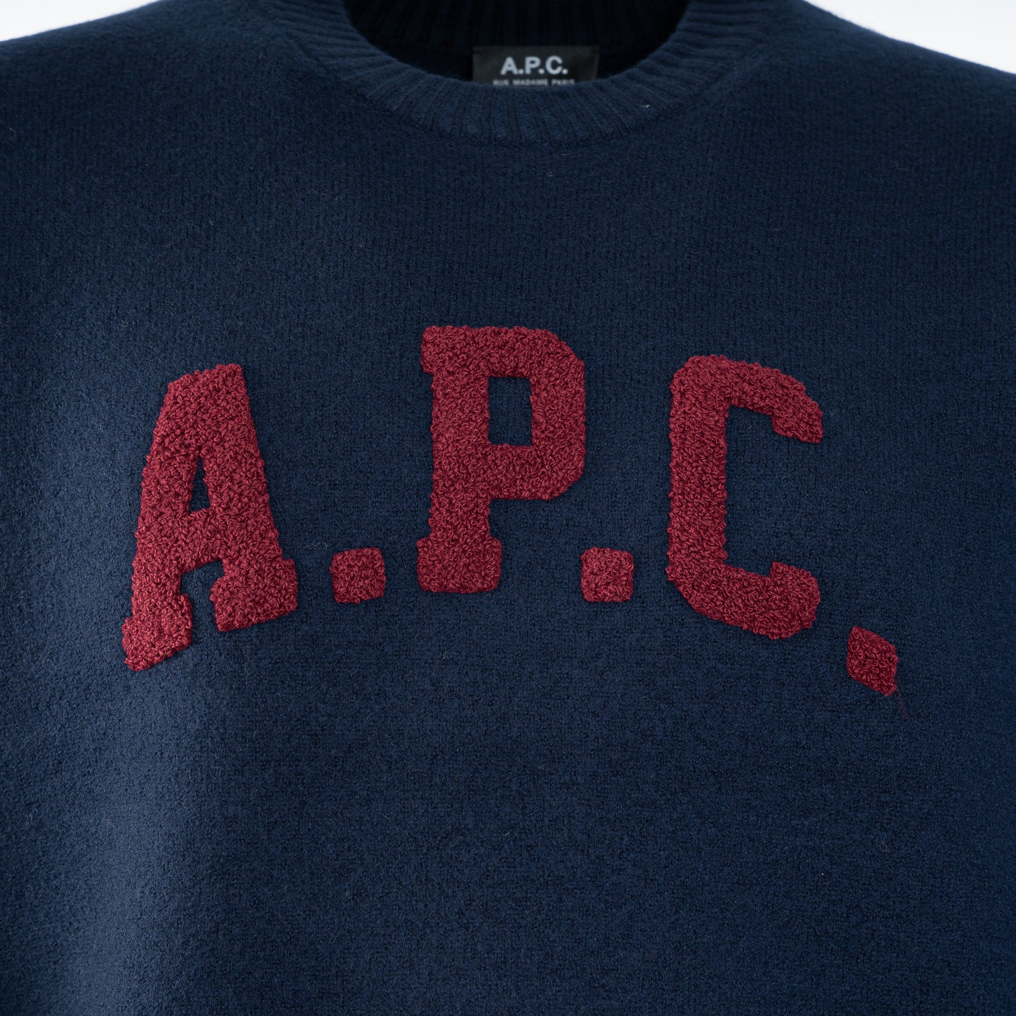 A.P.C. Gebreide Trui Donkerblauw | Jay