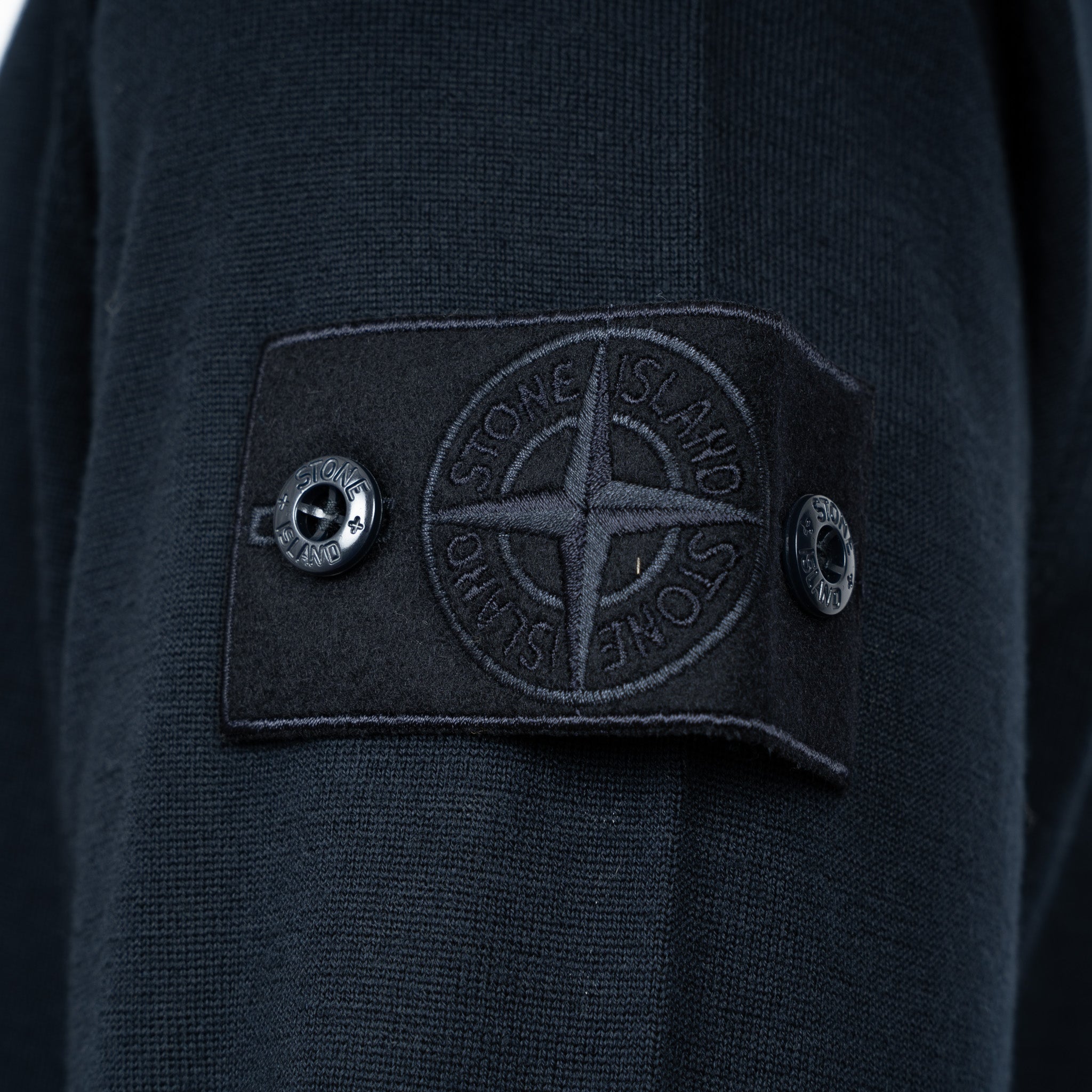 Stone Island Gebreide Polokraag Trui Blauw | Ghost