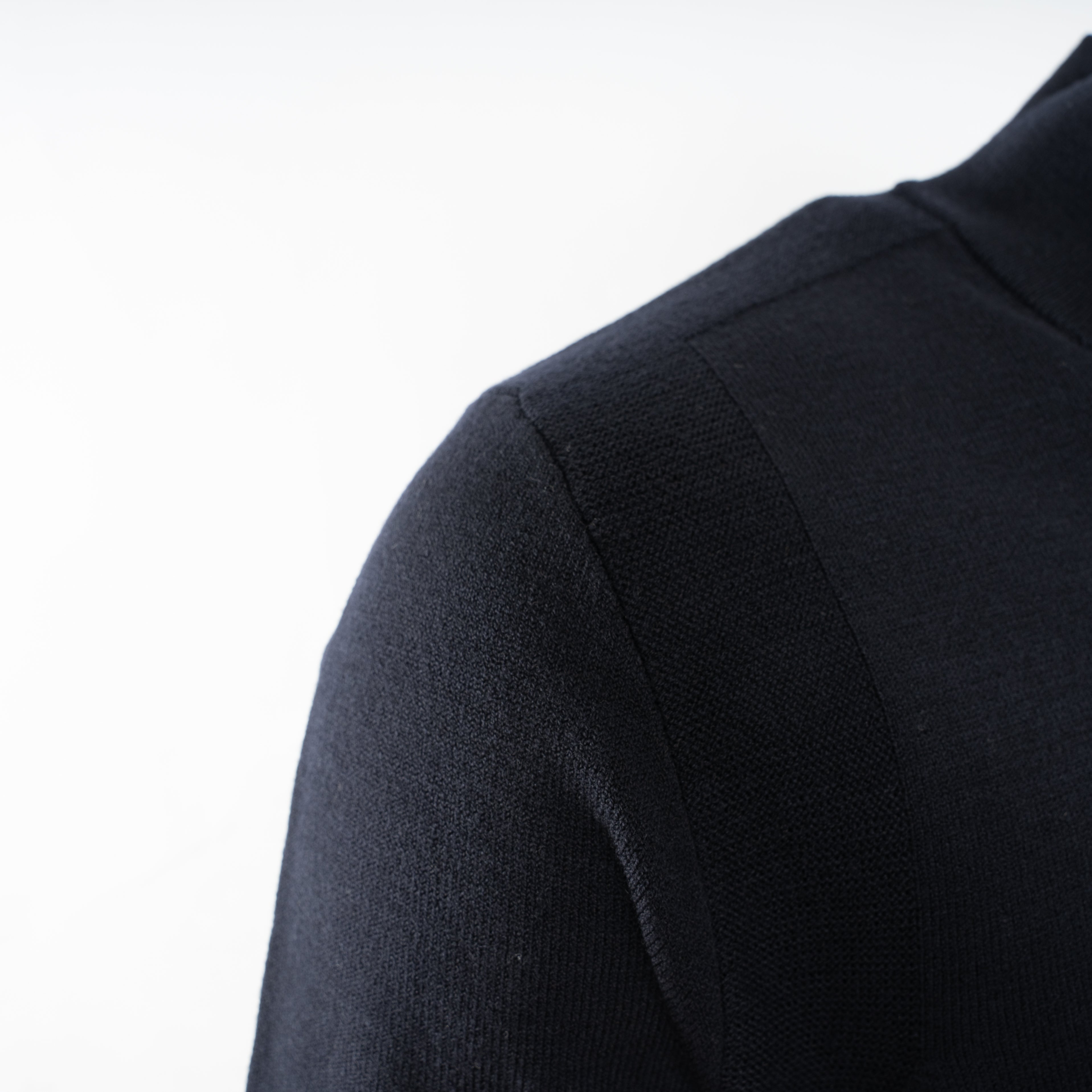 Stone Island Gebreide Trui met Knopenlijst Donkerblauw | Stretch RWS Wool