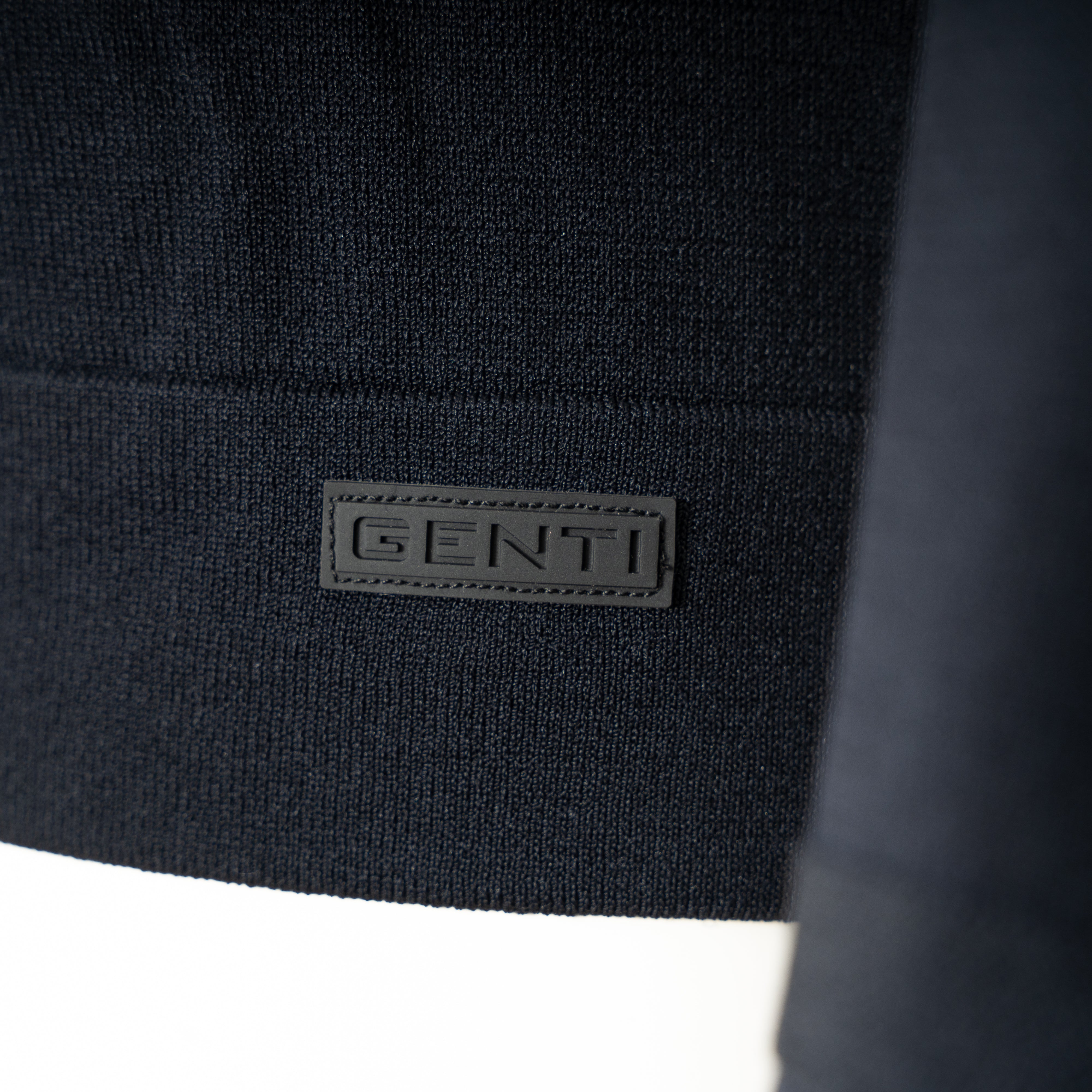 Genti Trui met Polokraag Blauw | Cool Dry