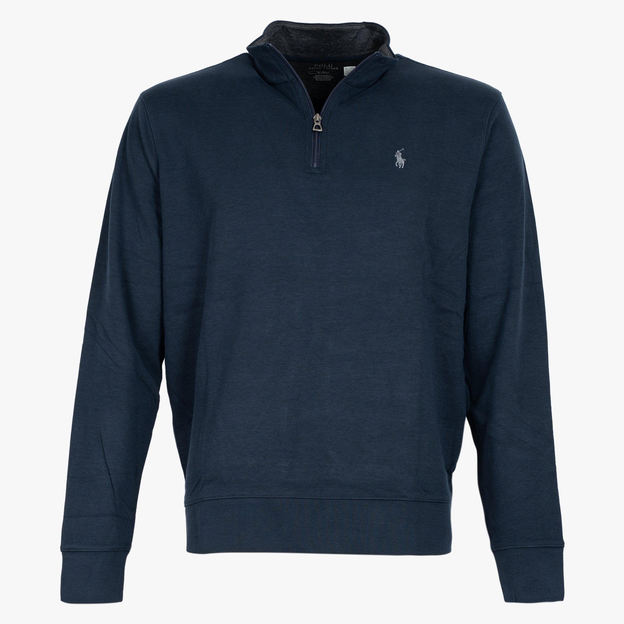 Ralph Lauren Sweater met Rits Blauw | Luxury Jersey