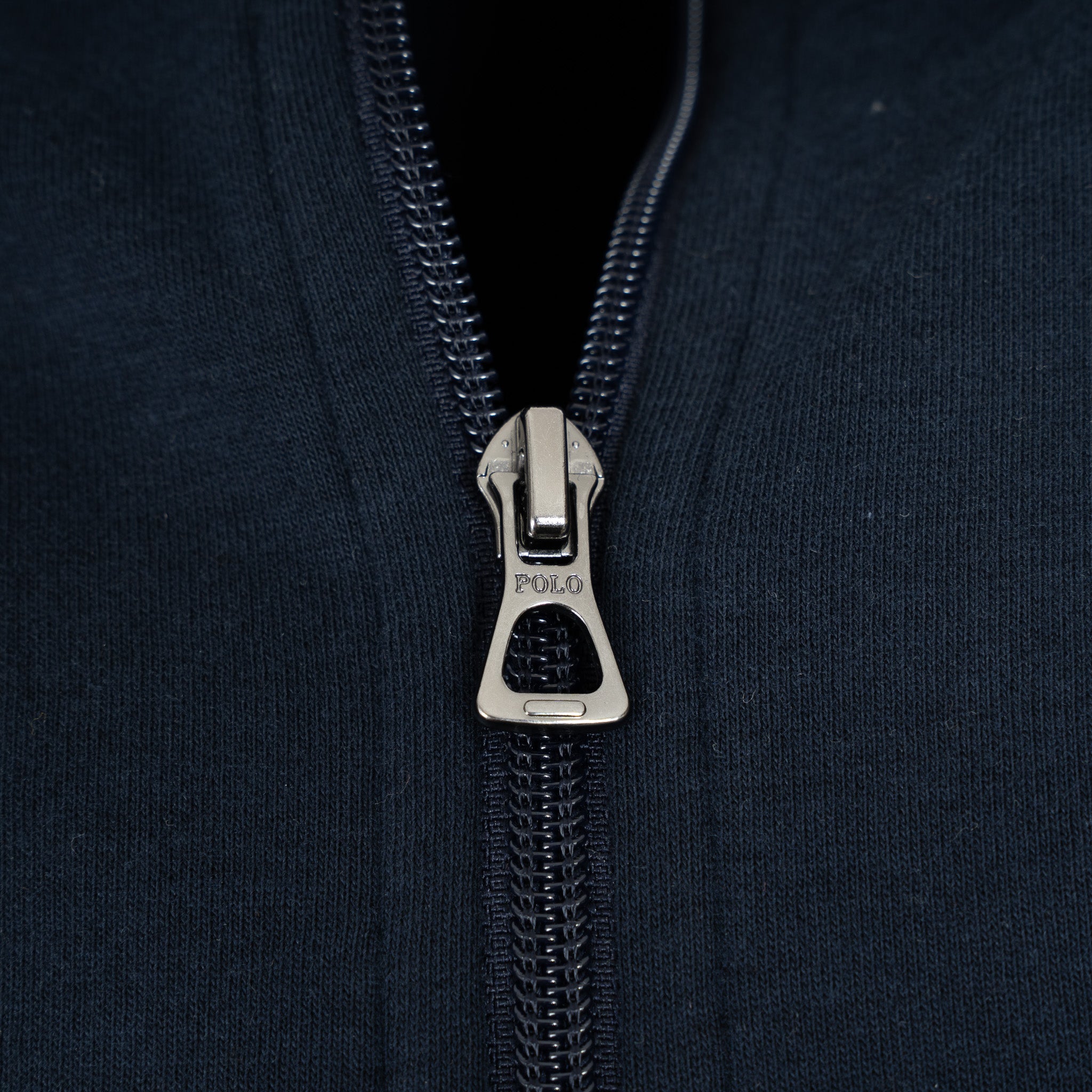 Ralph Lauren Sweater met Rits Blauw | Luxury Jersey