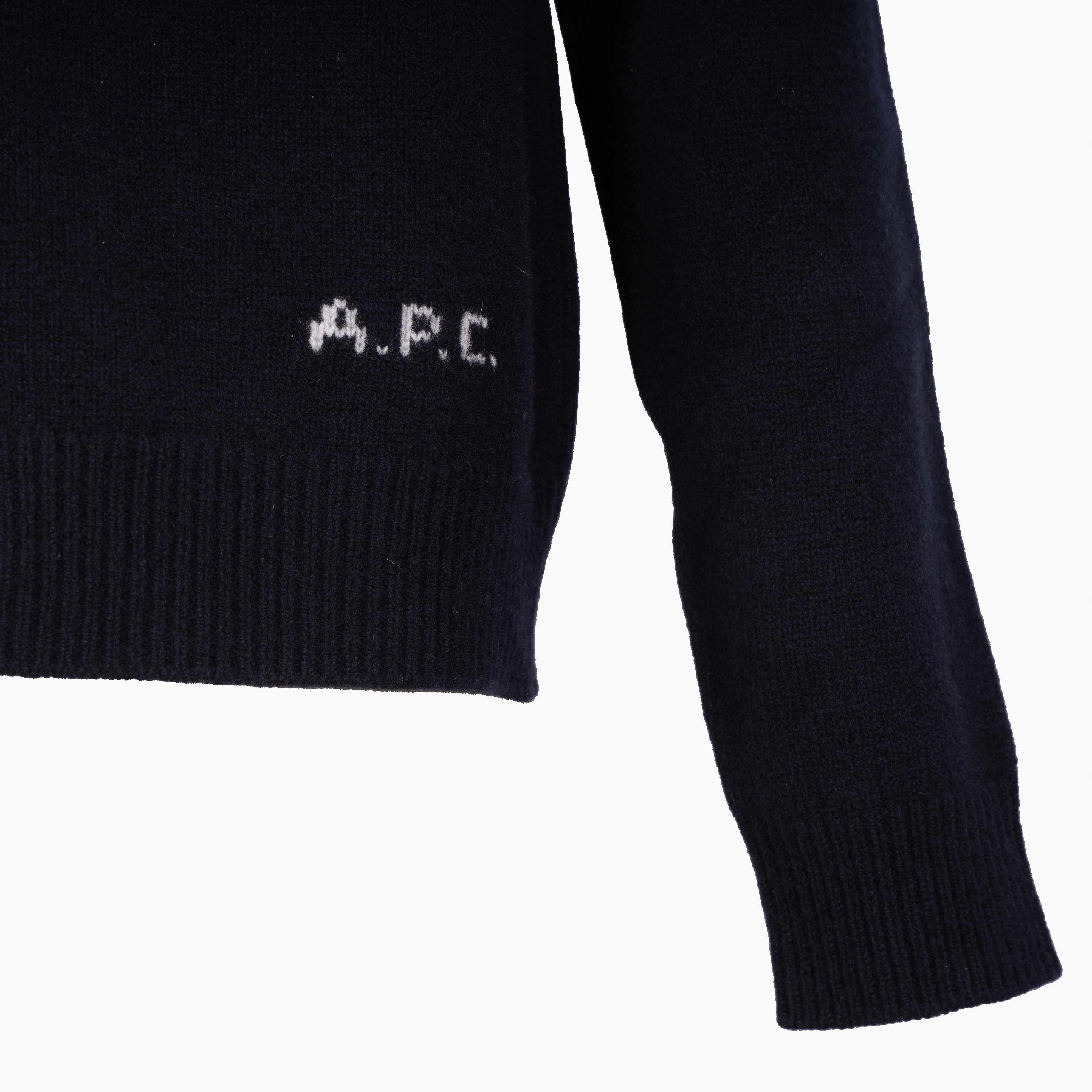 A.P.C. Cardigan Blauw | Kevin