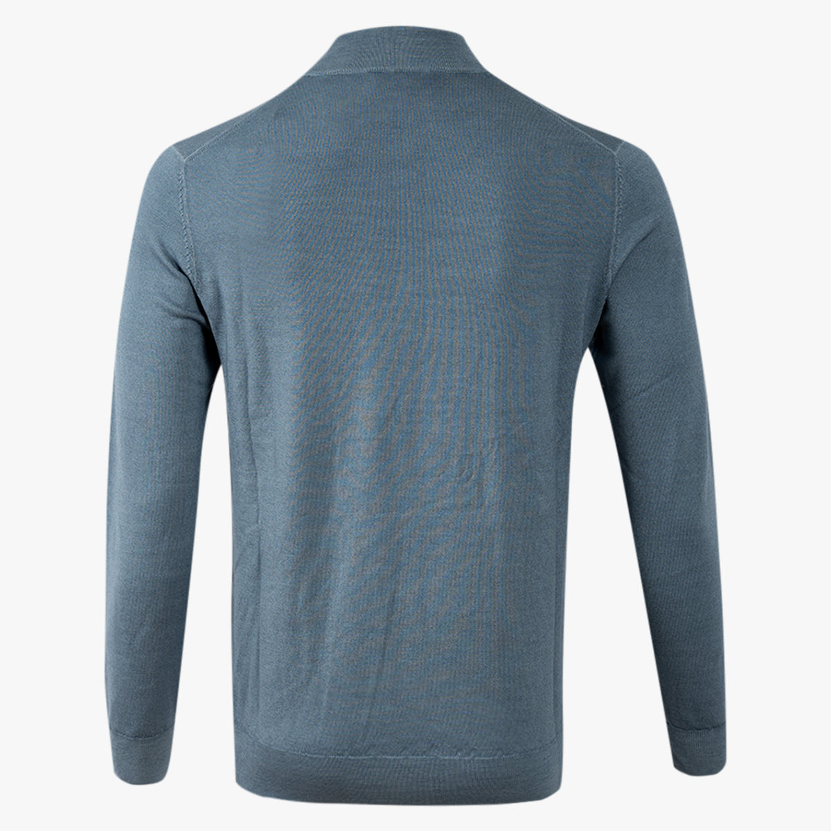 Thomas Maine Gebreide trui met rits blauw