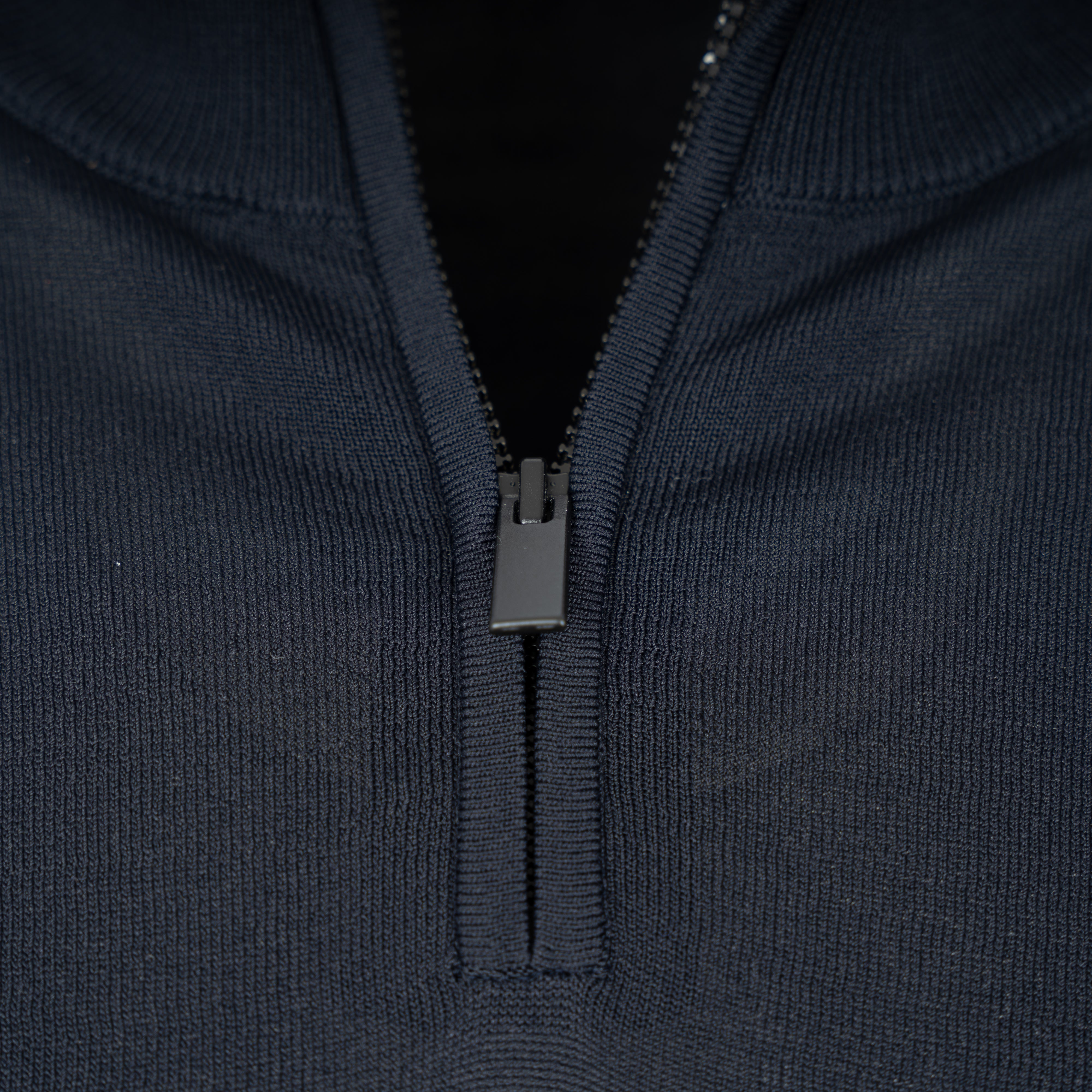 SEVEN DIALS Trui met Rits Donkerblauw | Spike