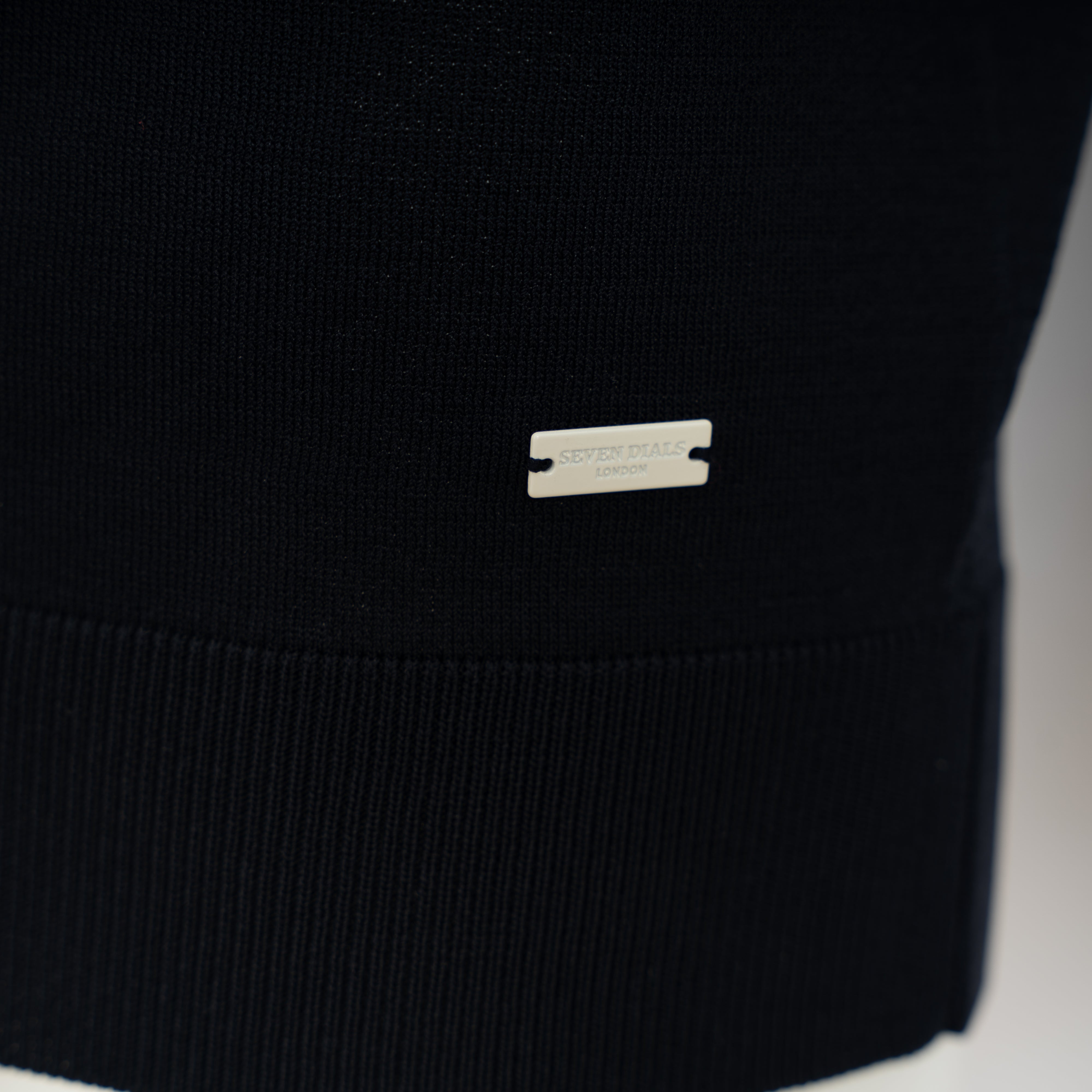 SEVEN DIALS Trui met Rits Donkerblauw | Spike