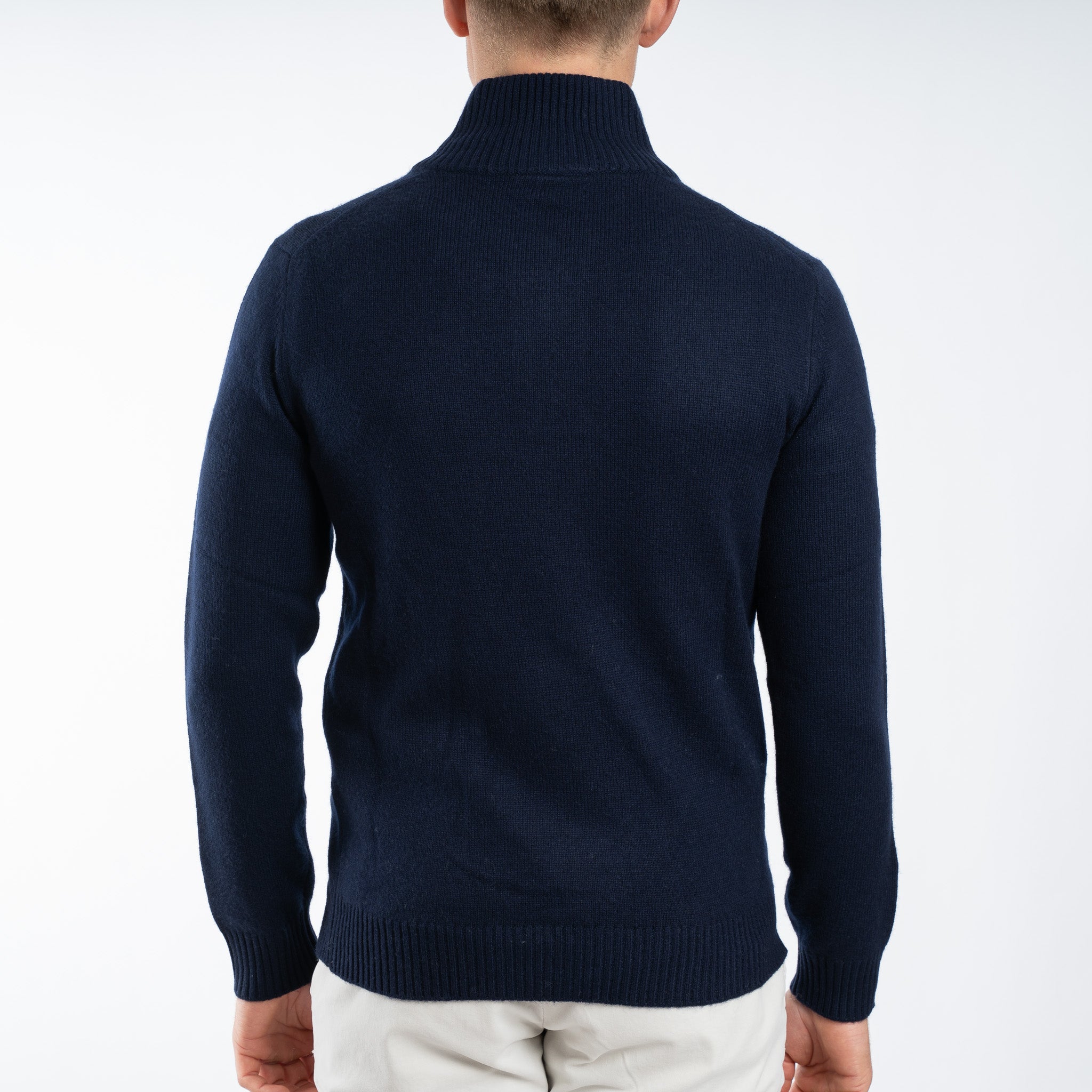 SEVEN DIALS Gebreide Trui met Knopenlijst Blauw | Seeley