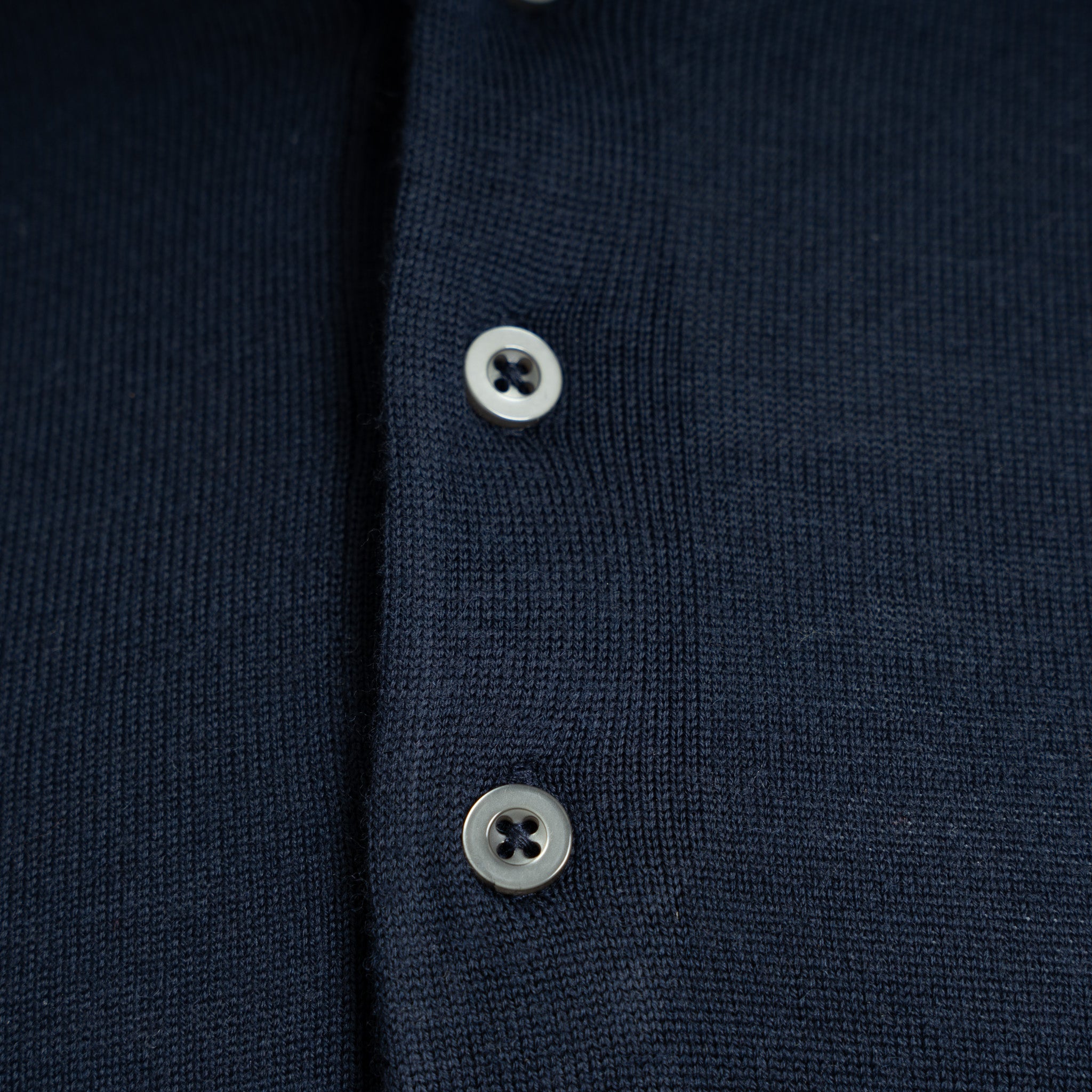 SEVEN DIALS Gebreide Polotrui Blauw | Cooper