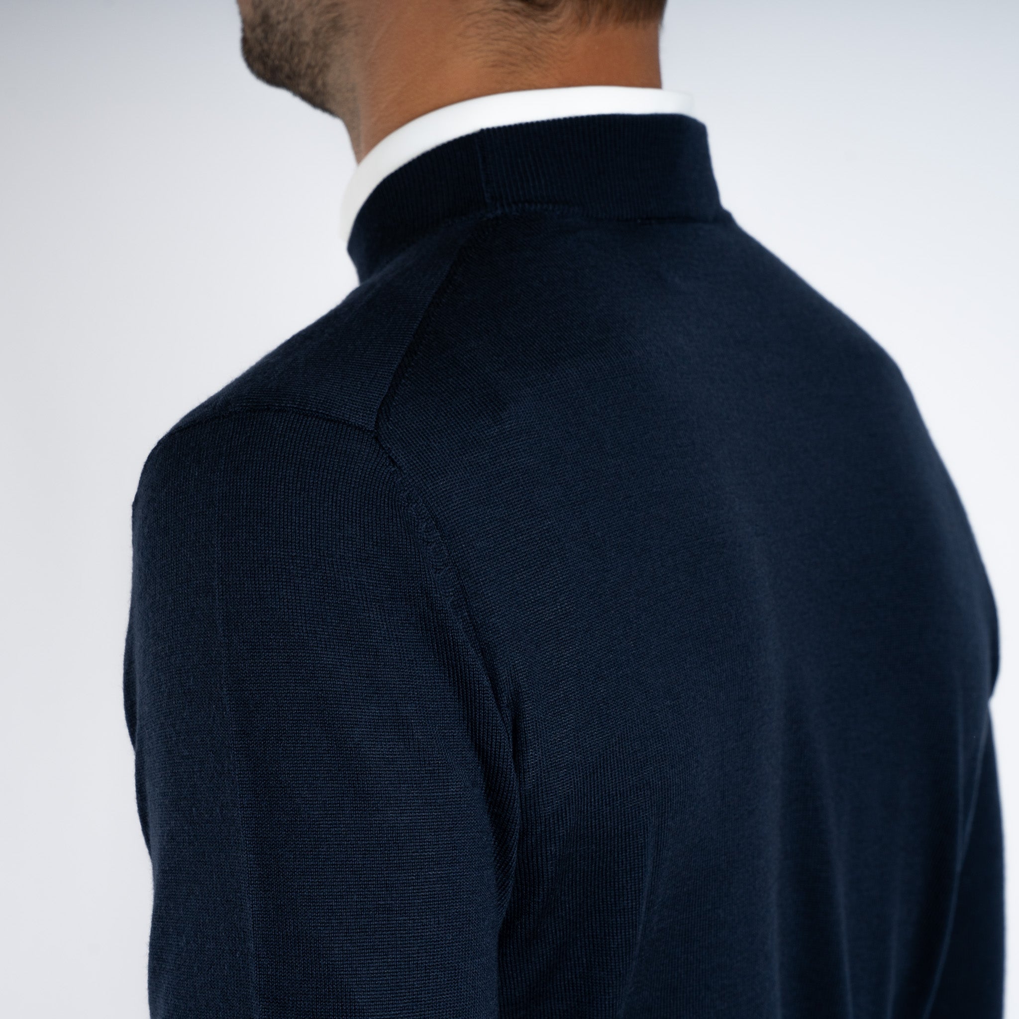 SEVEN DIALS Gebreide Turtleneck Trui Blauw | Goy