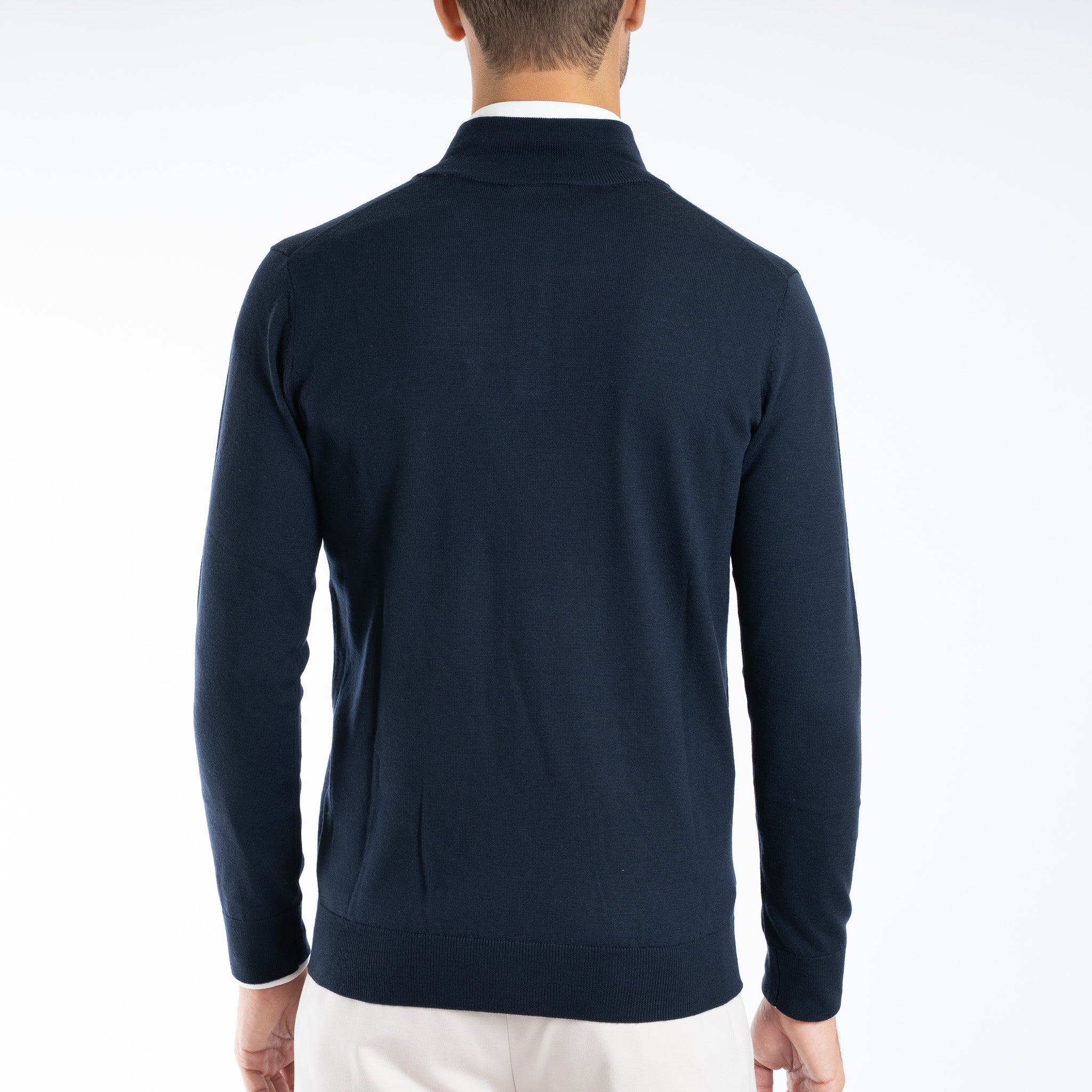 SEVEN DIALS Gebreide trui met Knopenlijst Blauw | Payton