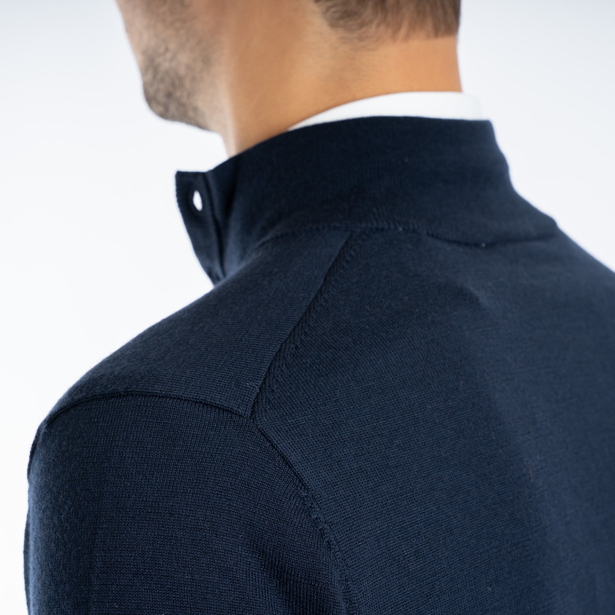 SEVEN DIALS Gebreide trui met Knopenlijst Blauw | Payton