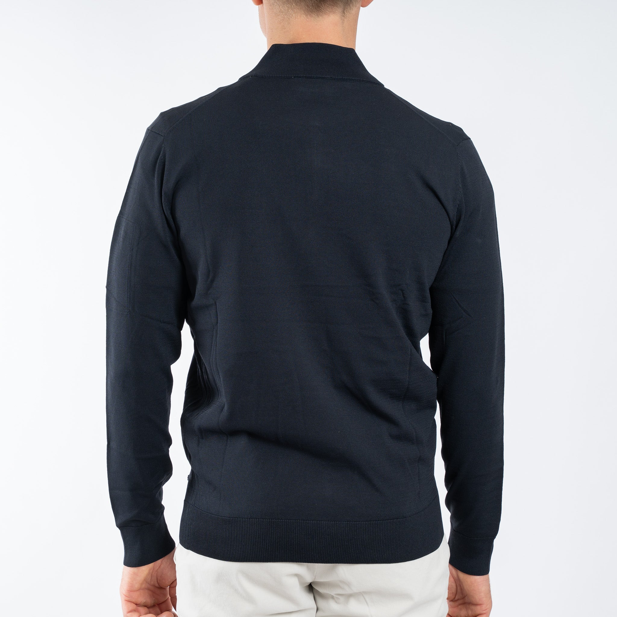 SEVEN DIALS Technische trui met Rits Blauw | Spike