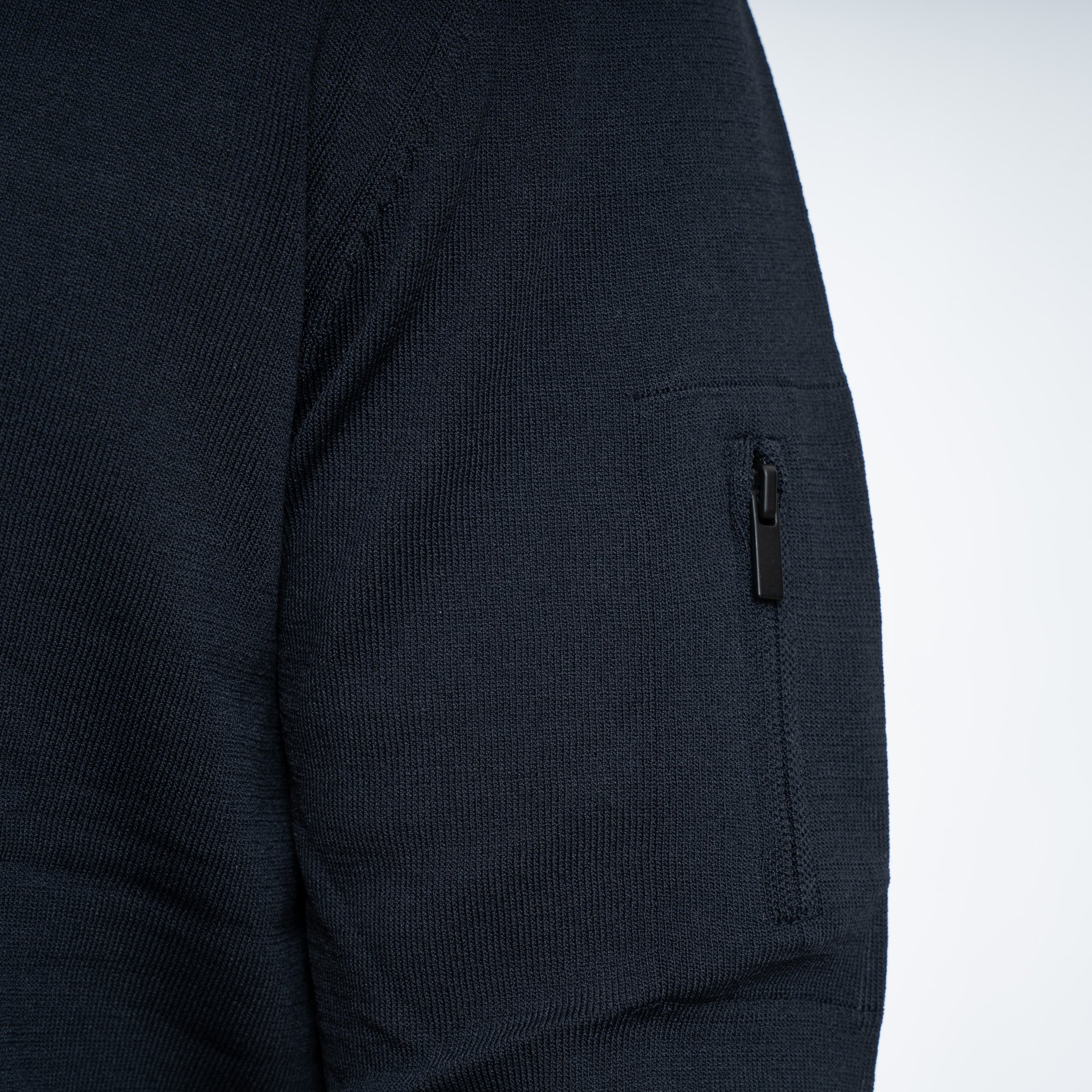 SEVEN DIALS Technische trui met Rits Blauw | Spike