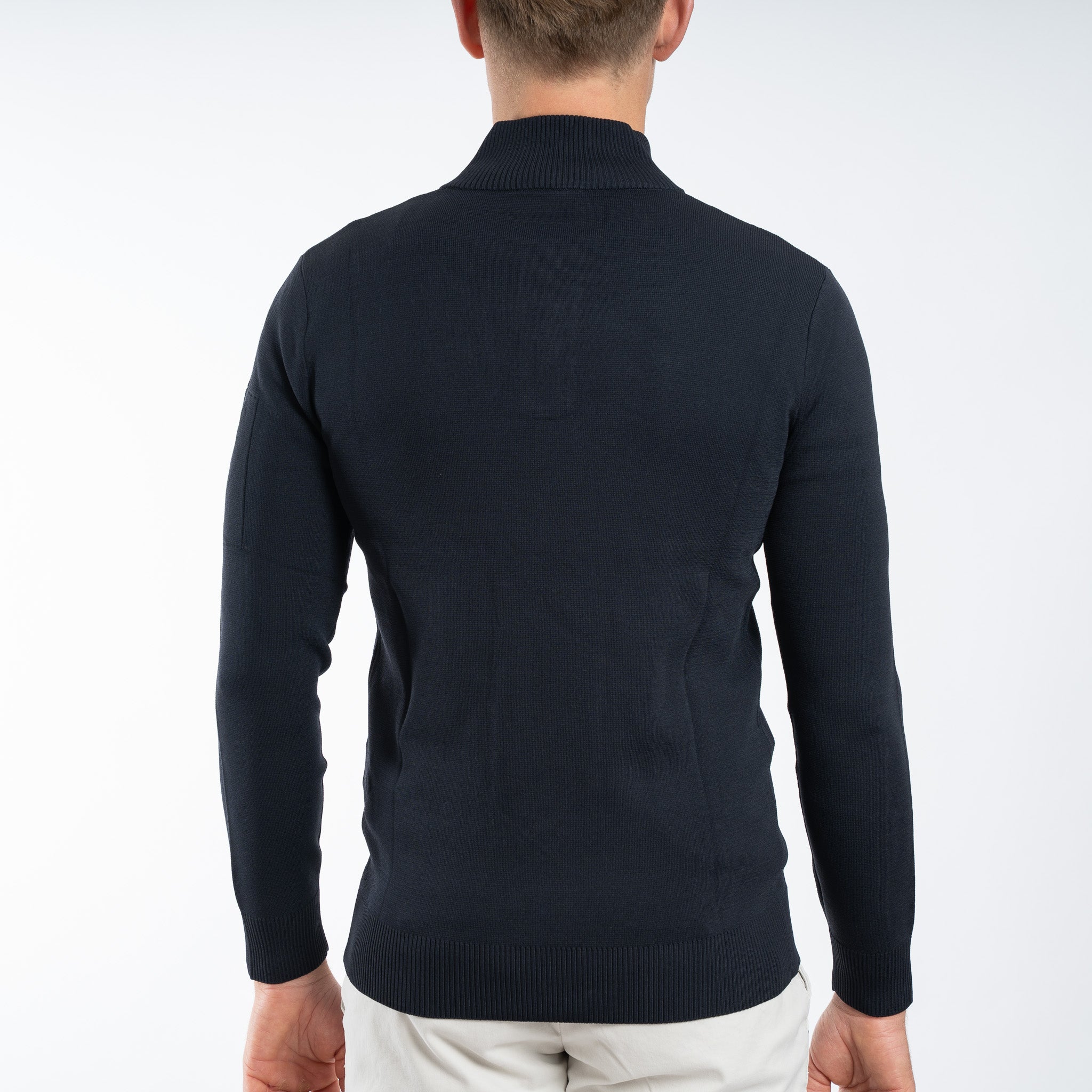 SEVEN DIALS Technische Trui met Knopelijst Blauw | Tila