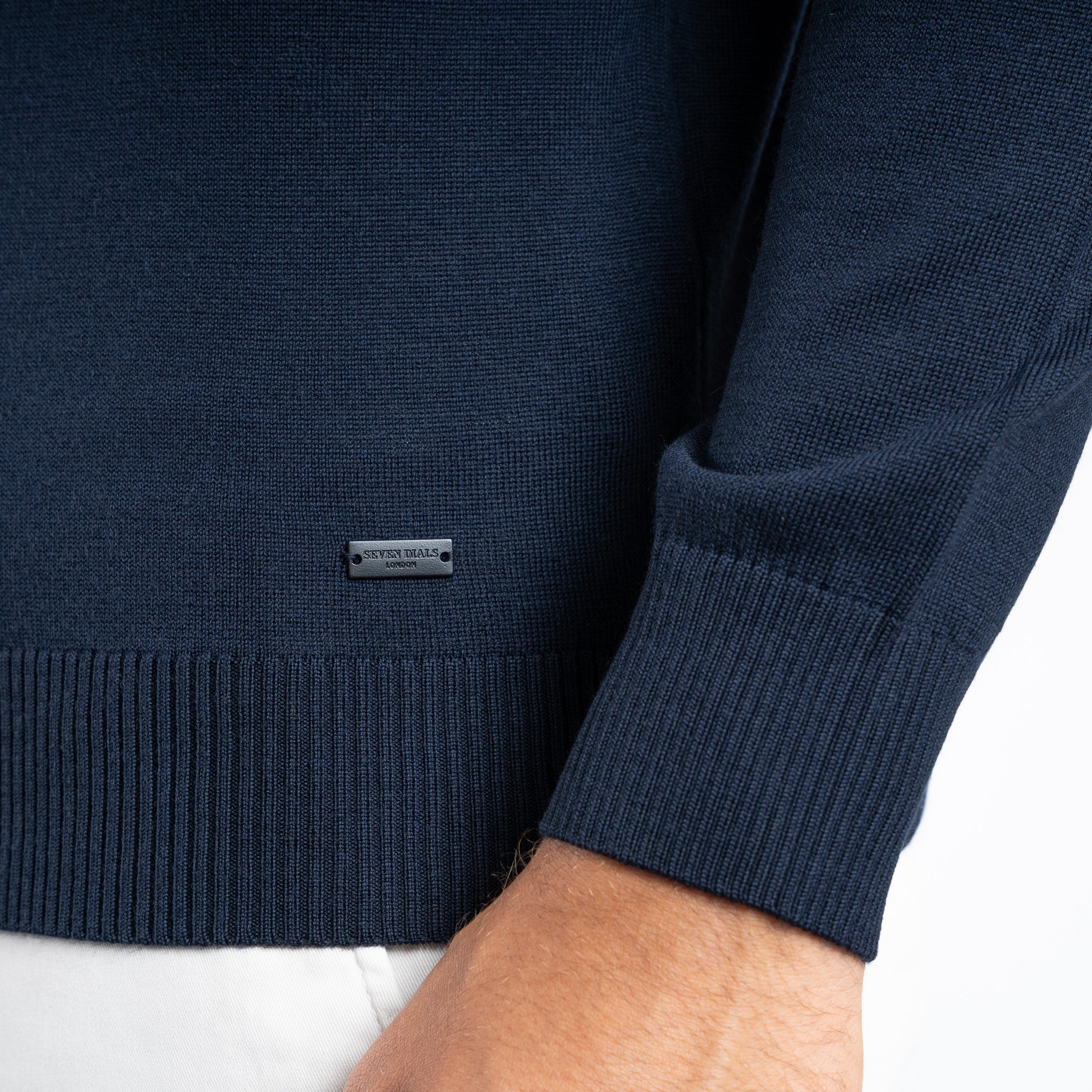 SEVEN DIALS Gebreide Coltrui Blauw | Shawn