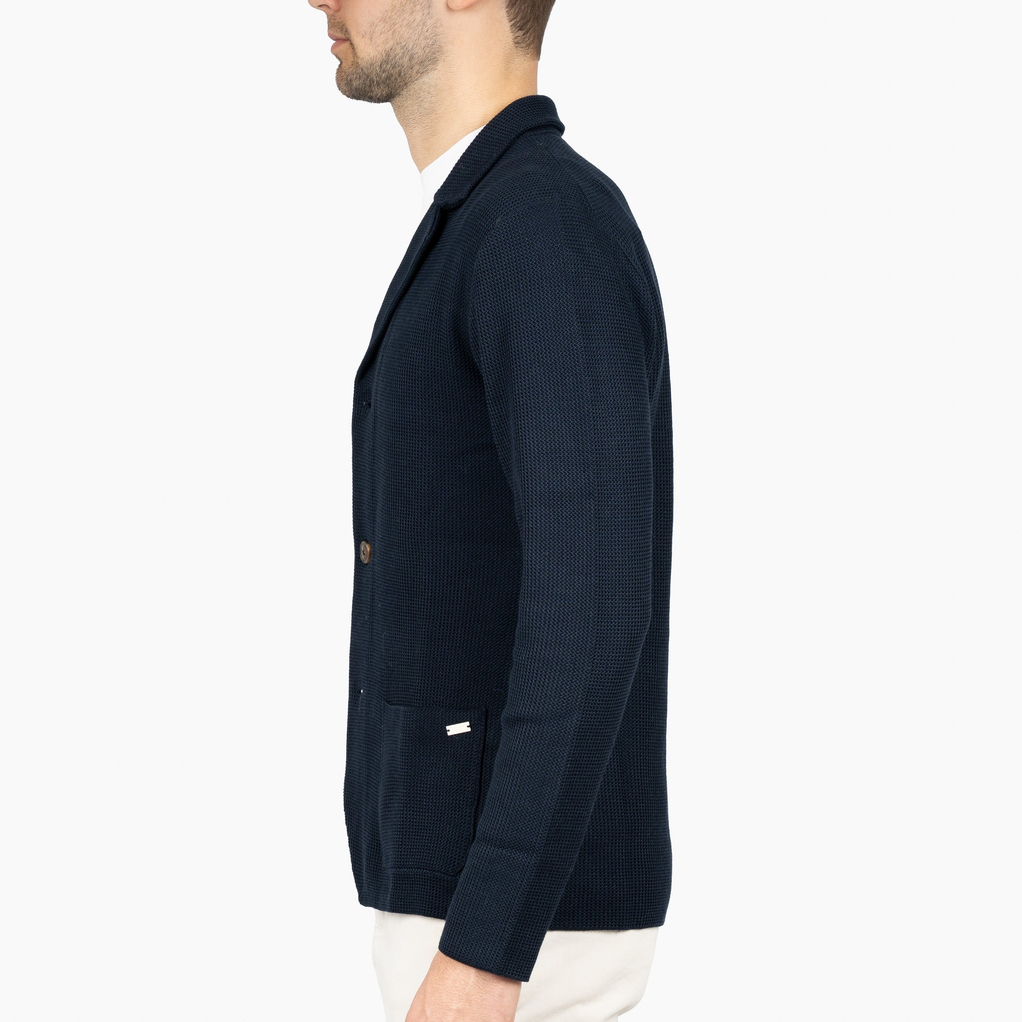 SEVEN DIALS Cardigan Blauw | Callum