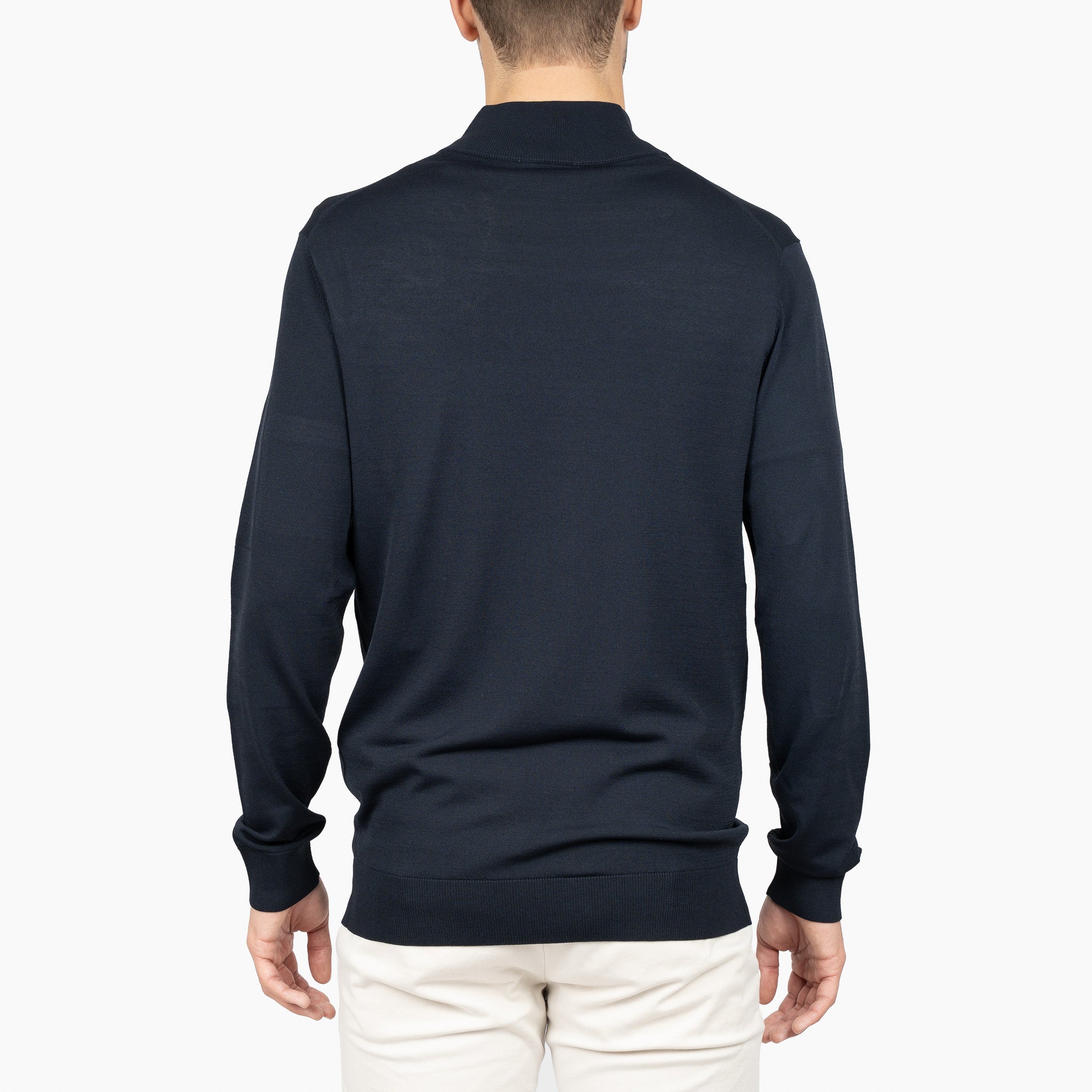 SEVEN DIALS Technische Trui met Rits Blauw | Spike