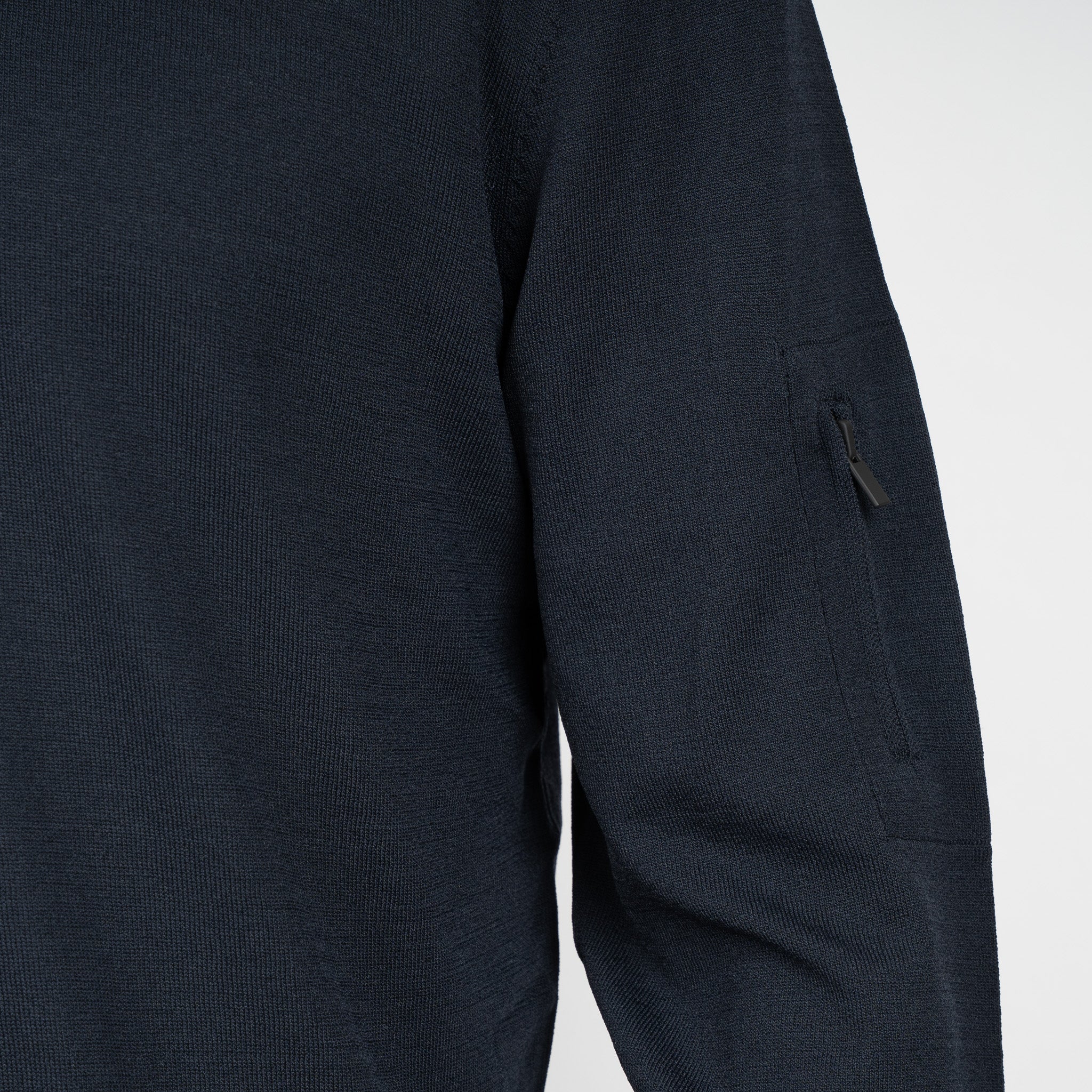 SEVEN DIALS Technische Trui met Rits Blauw | Spike