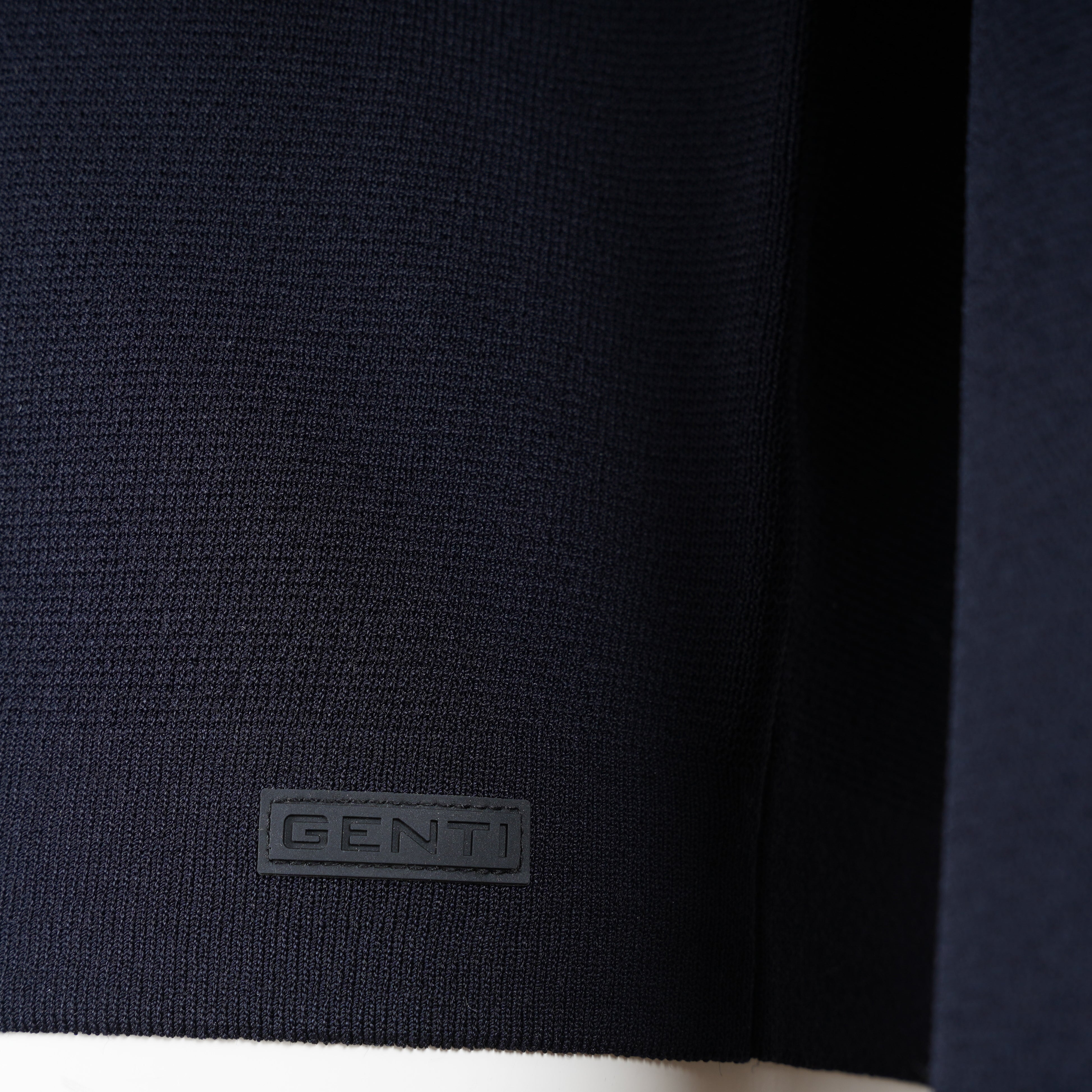 Genti Trui met Rits Donkerblauw | Cool Dry