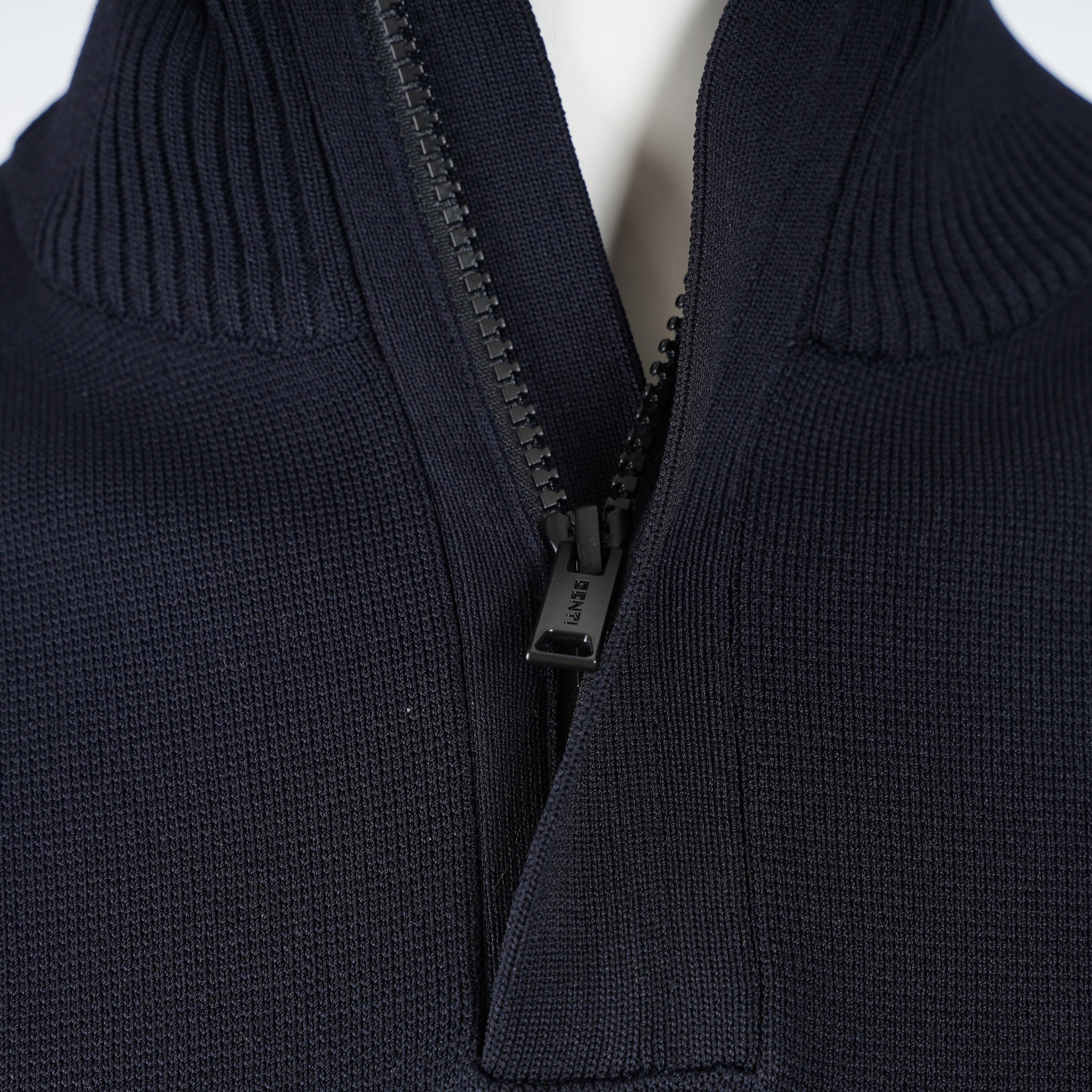Genti Trui met Rits Donkerblauw | Cool Dry