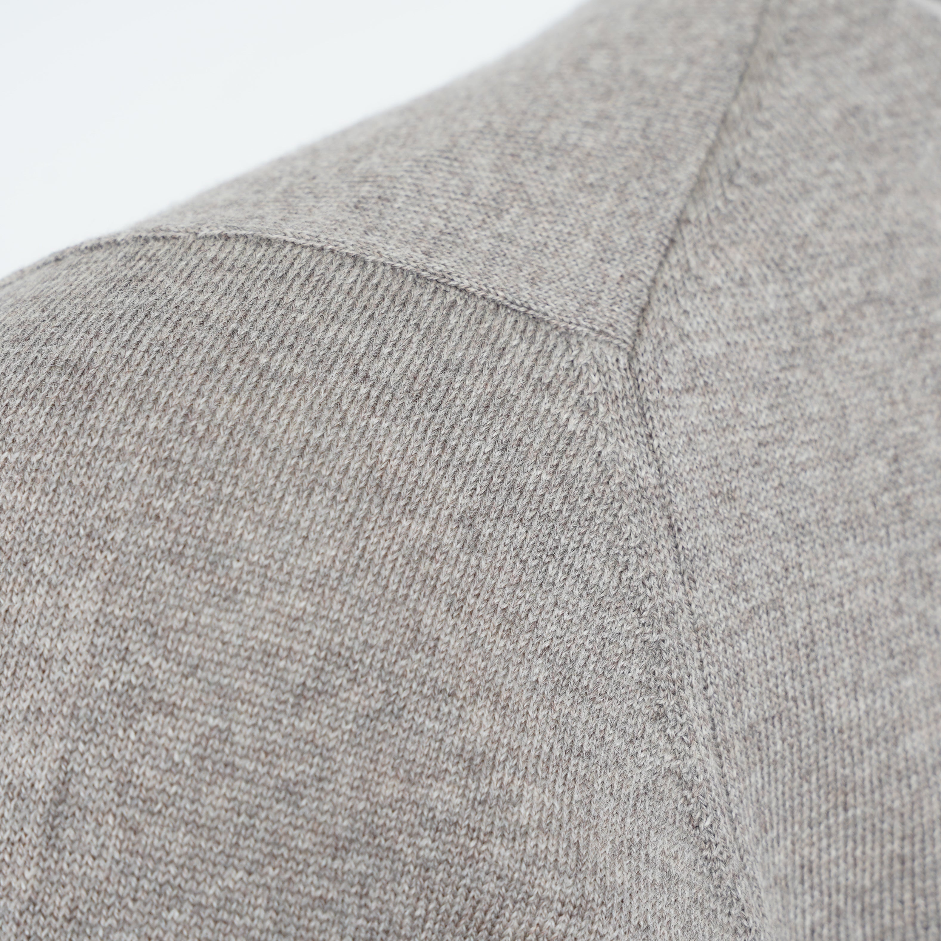 Gran Sasso Gebreide Trui Ronde Hals Beige | Extra Fine Merino