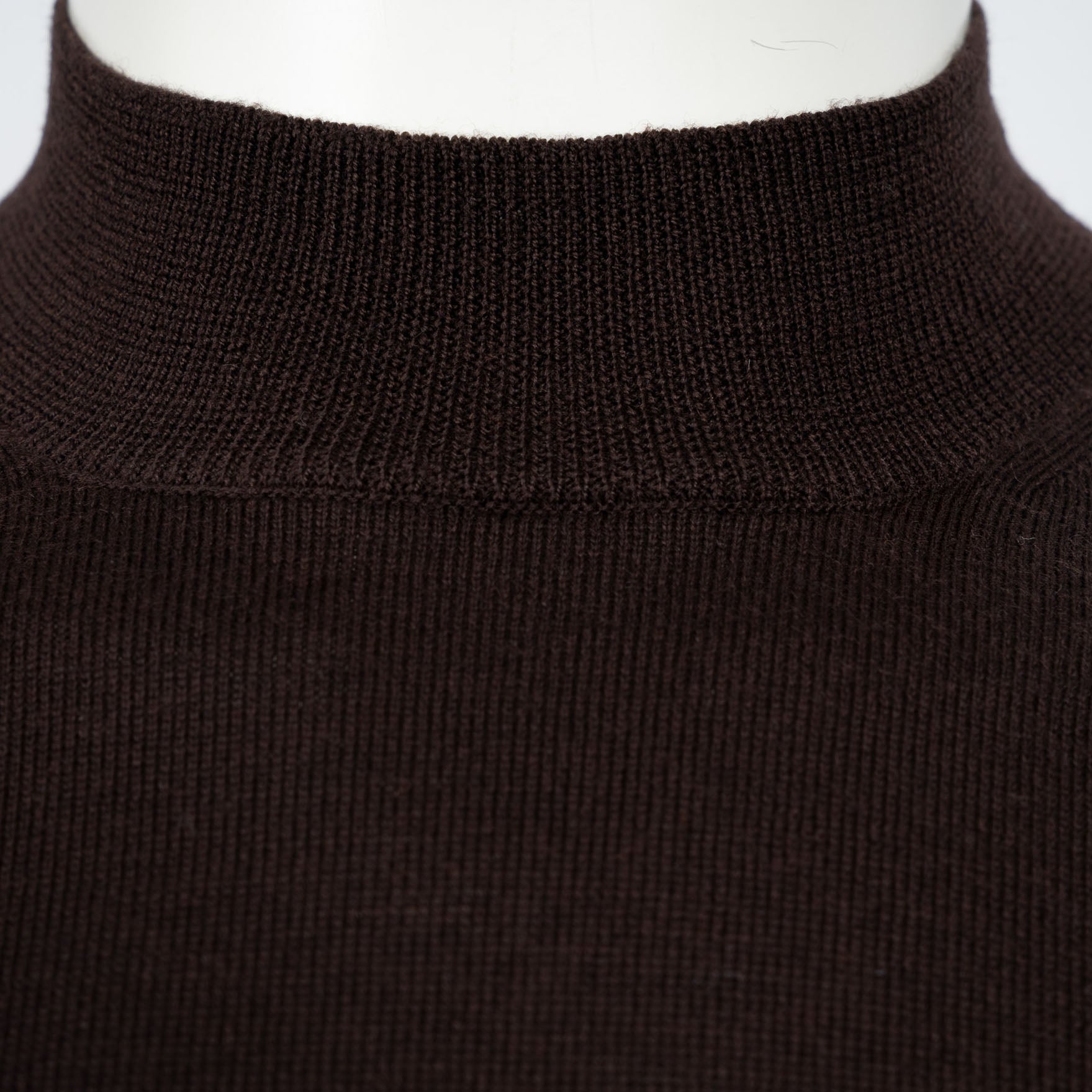 Zanone Turleneck Trui Bruin | Merino