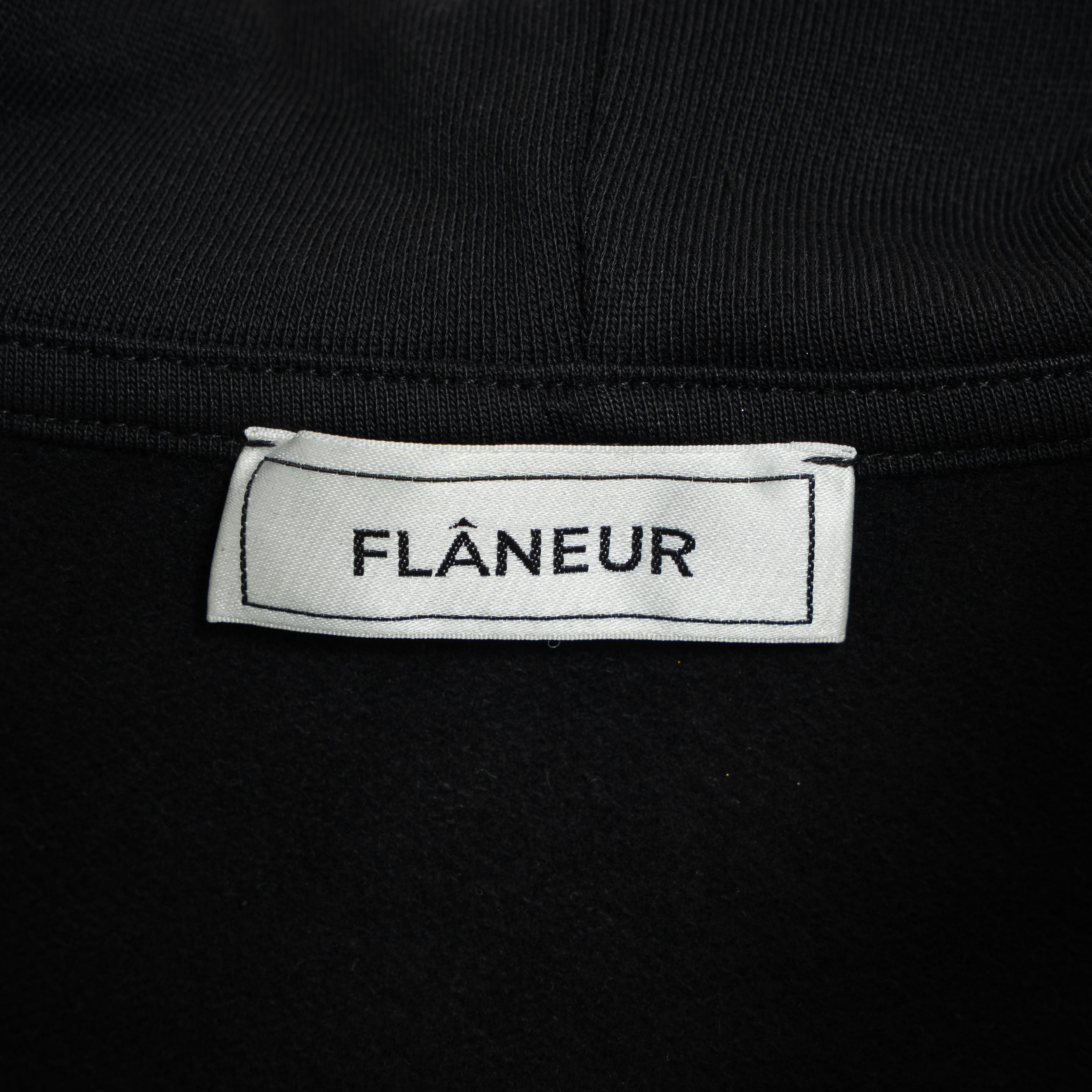 Flaneur Vest zwart | Embossed