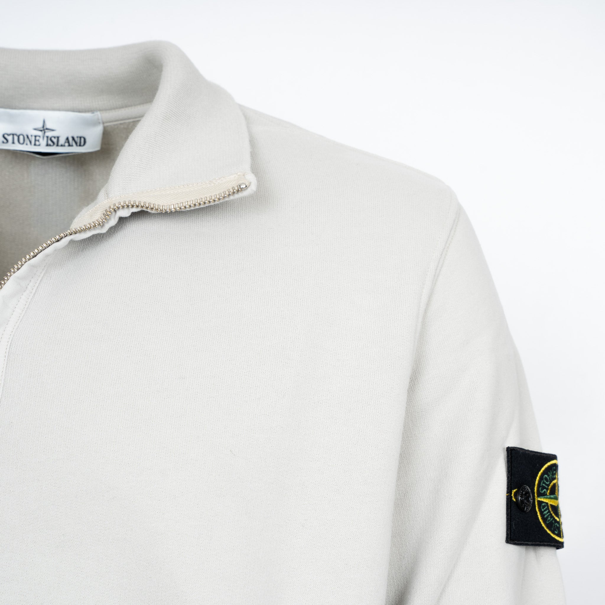 Stone Island Vest Grijs | Brushed Cotton Fleece