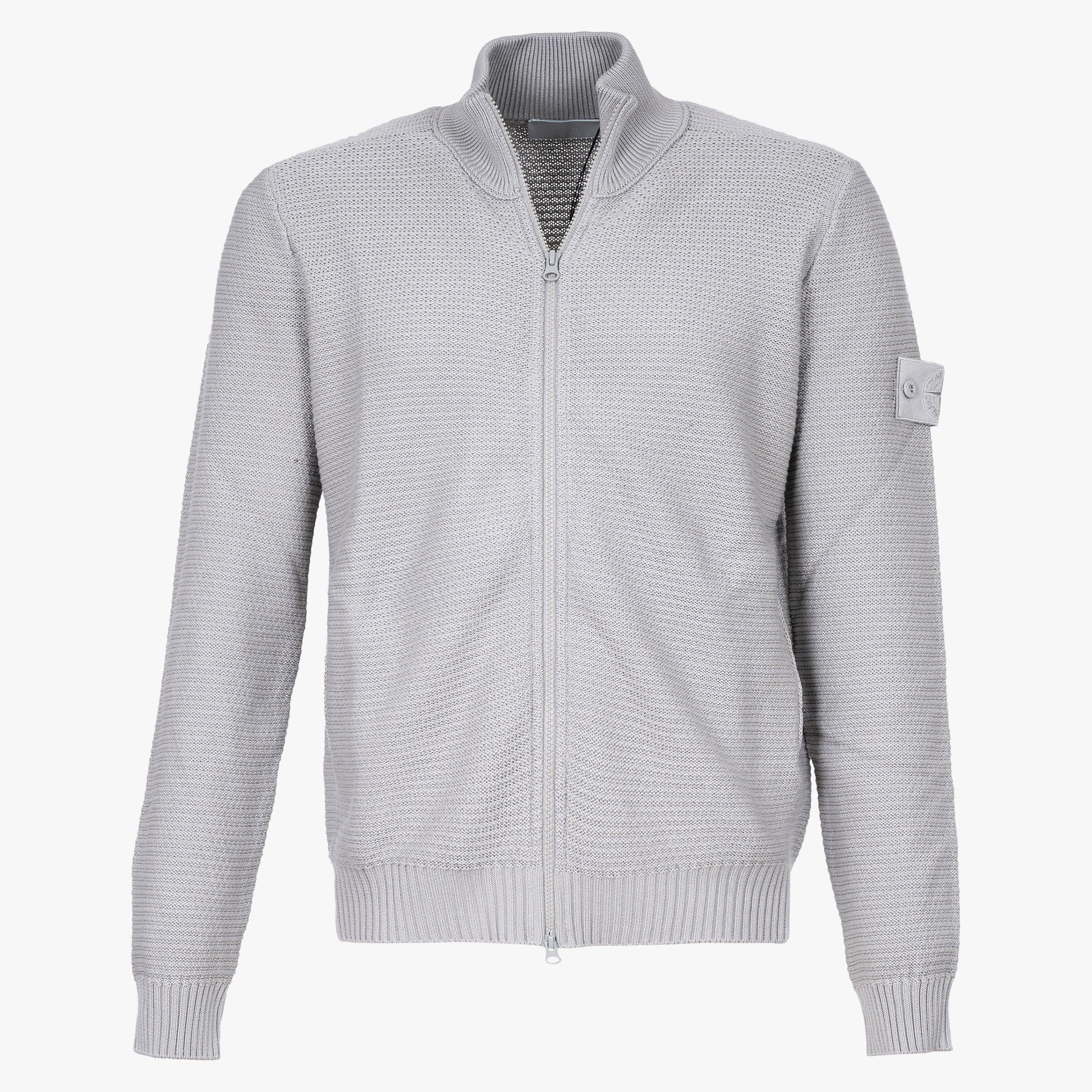 Stone Island Gebreid Vest Grijs | Ghost