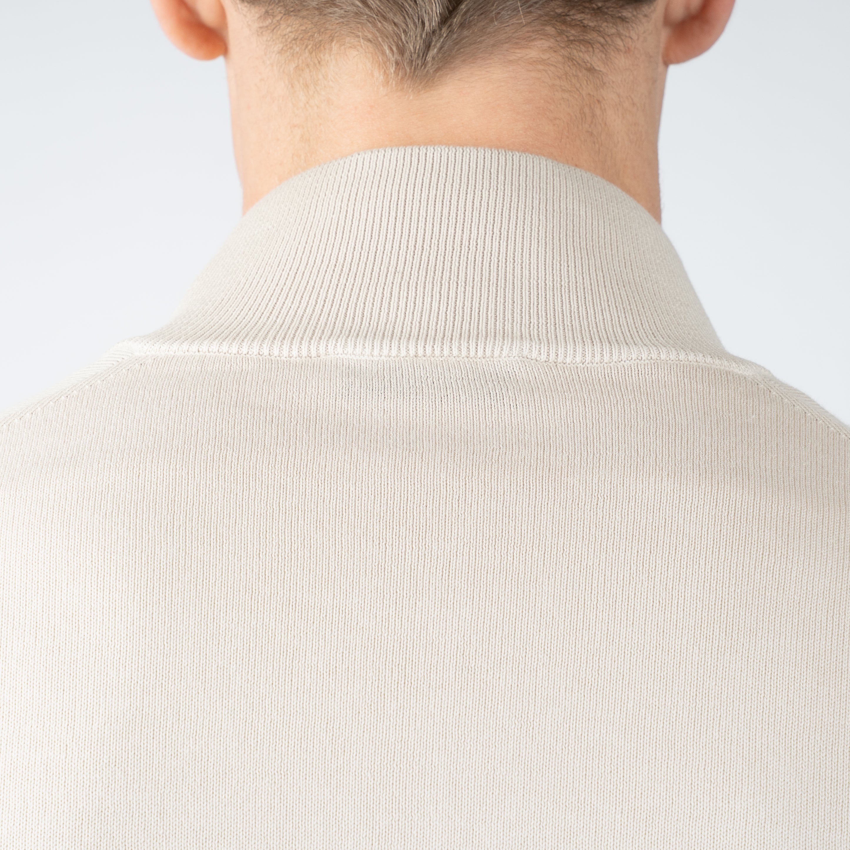 Gran Sasso Gebreid Vest Beige | Pure Cotton