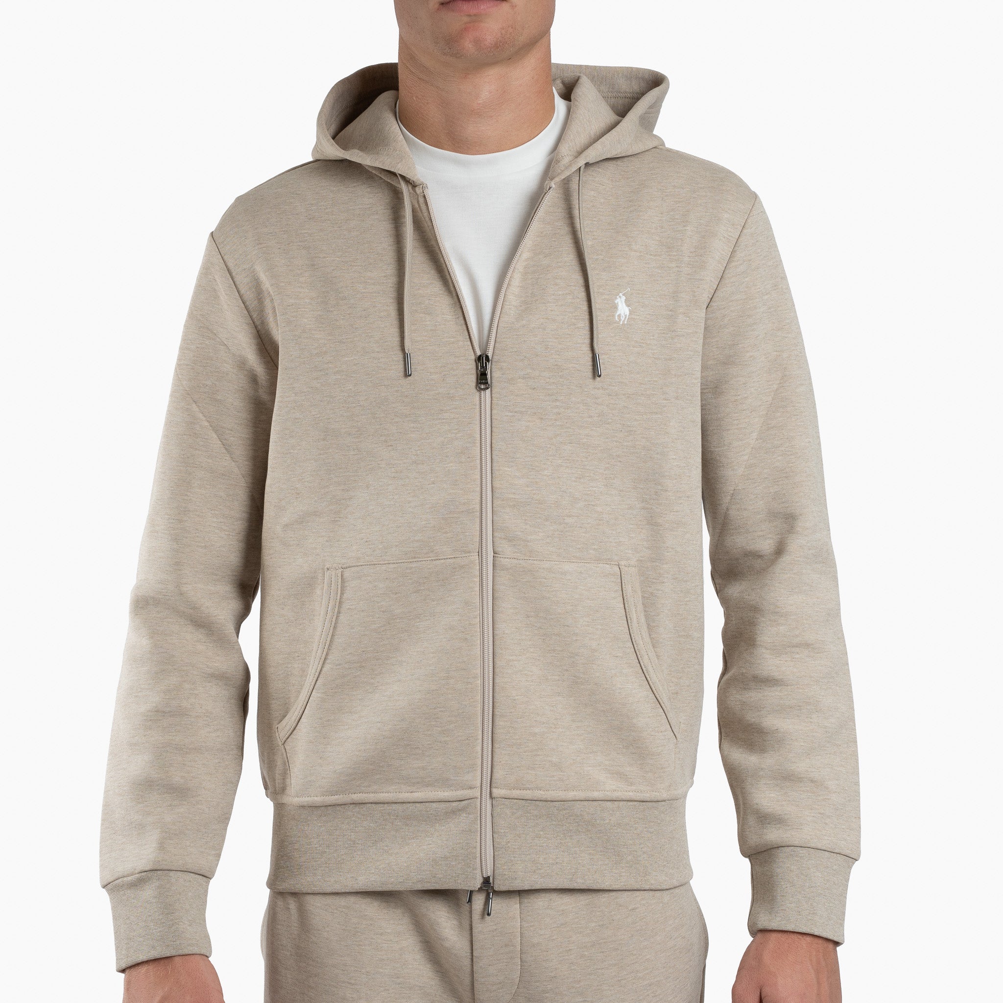 Ralph Lauren Vest Beige | Double-Knit