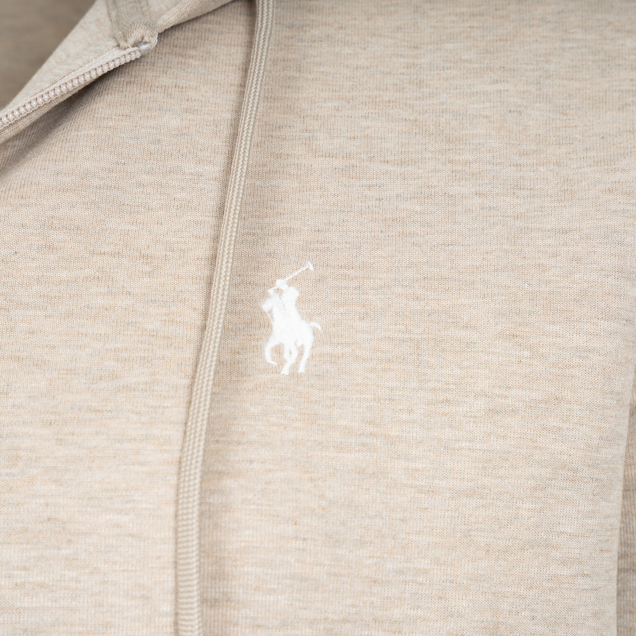 Ralph Lauren Vest Beige | Double-Knit