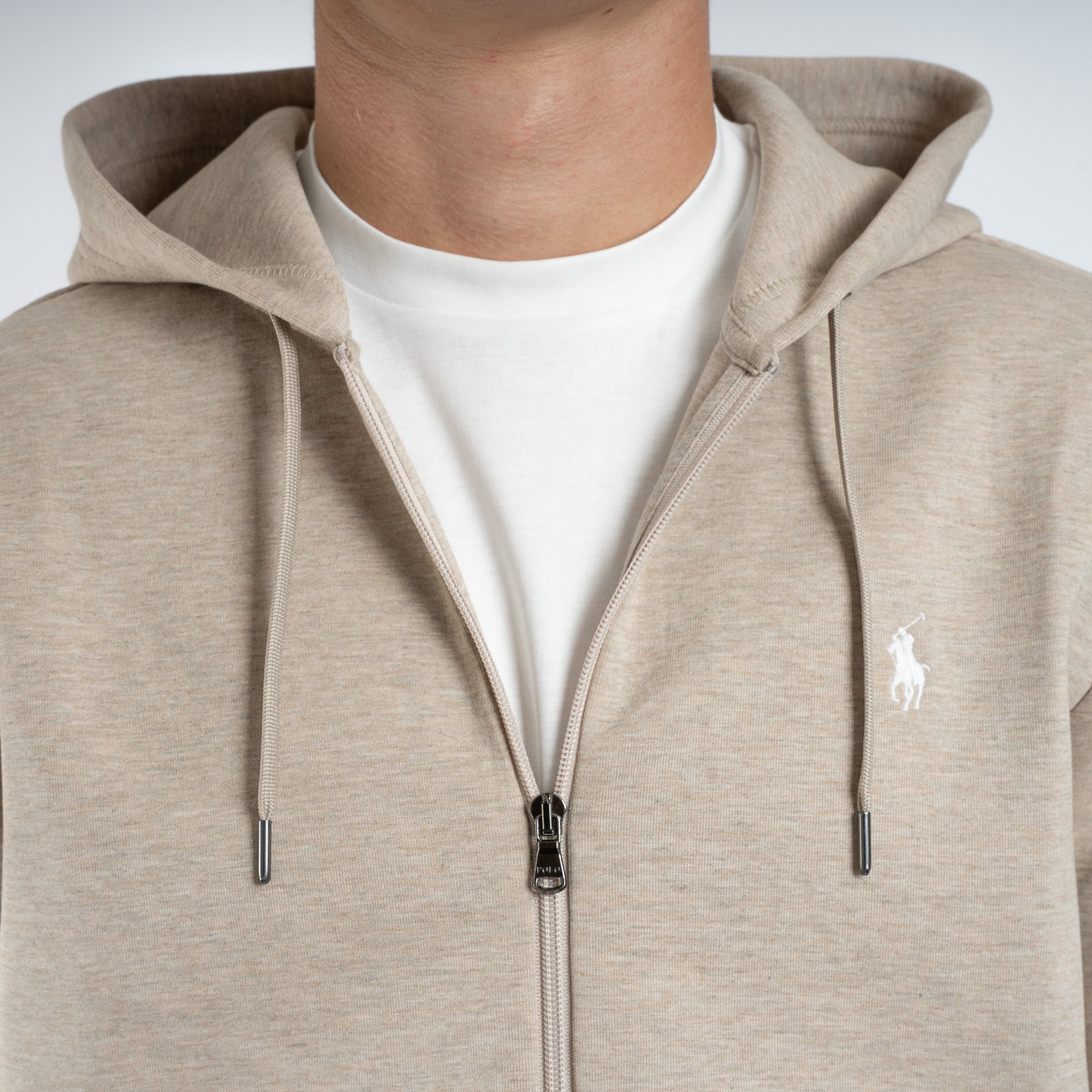 Ralph Lauren Vest Beige | Double-Knit