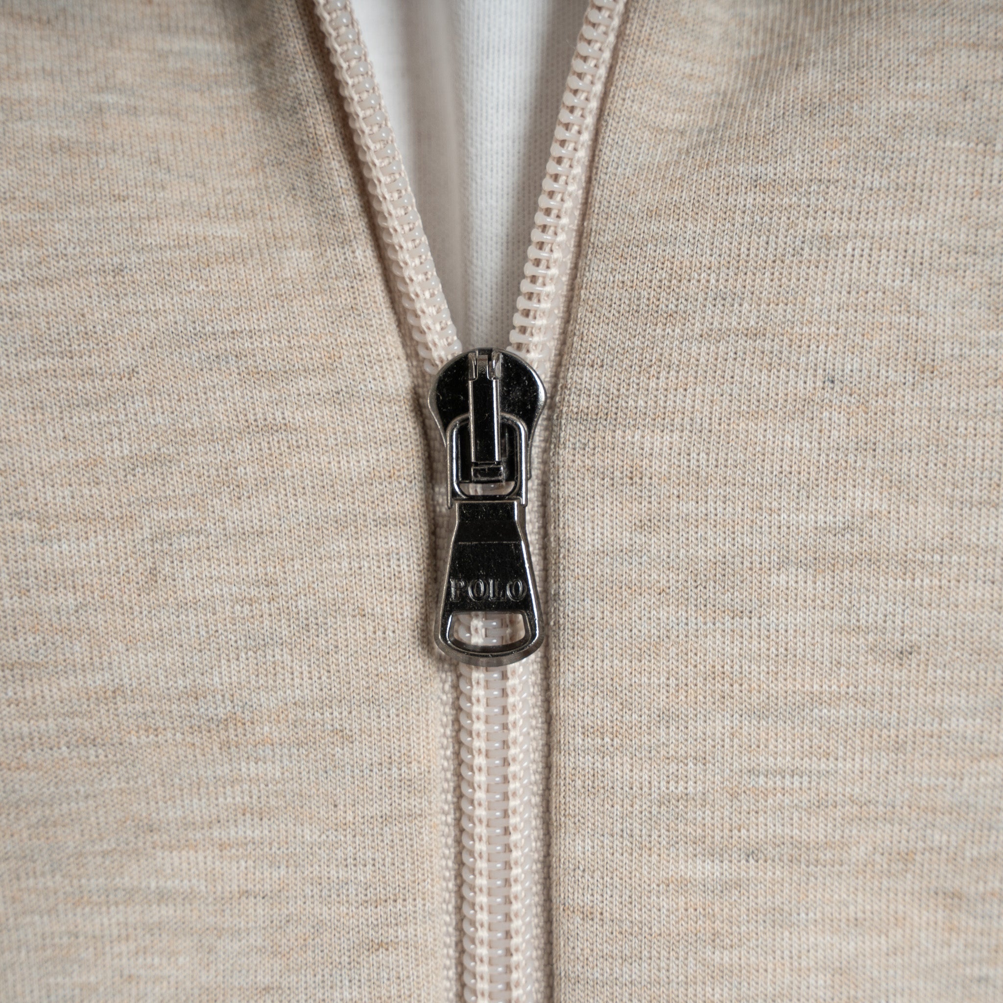 Ralph Lauren Vest Beige | Double-Knit
