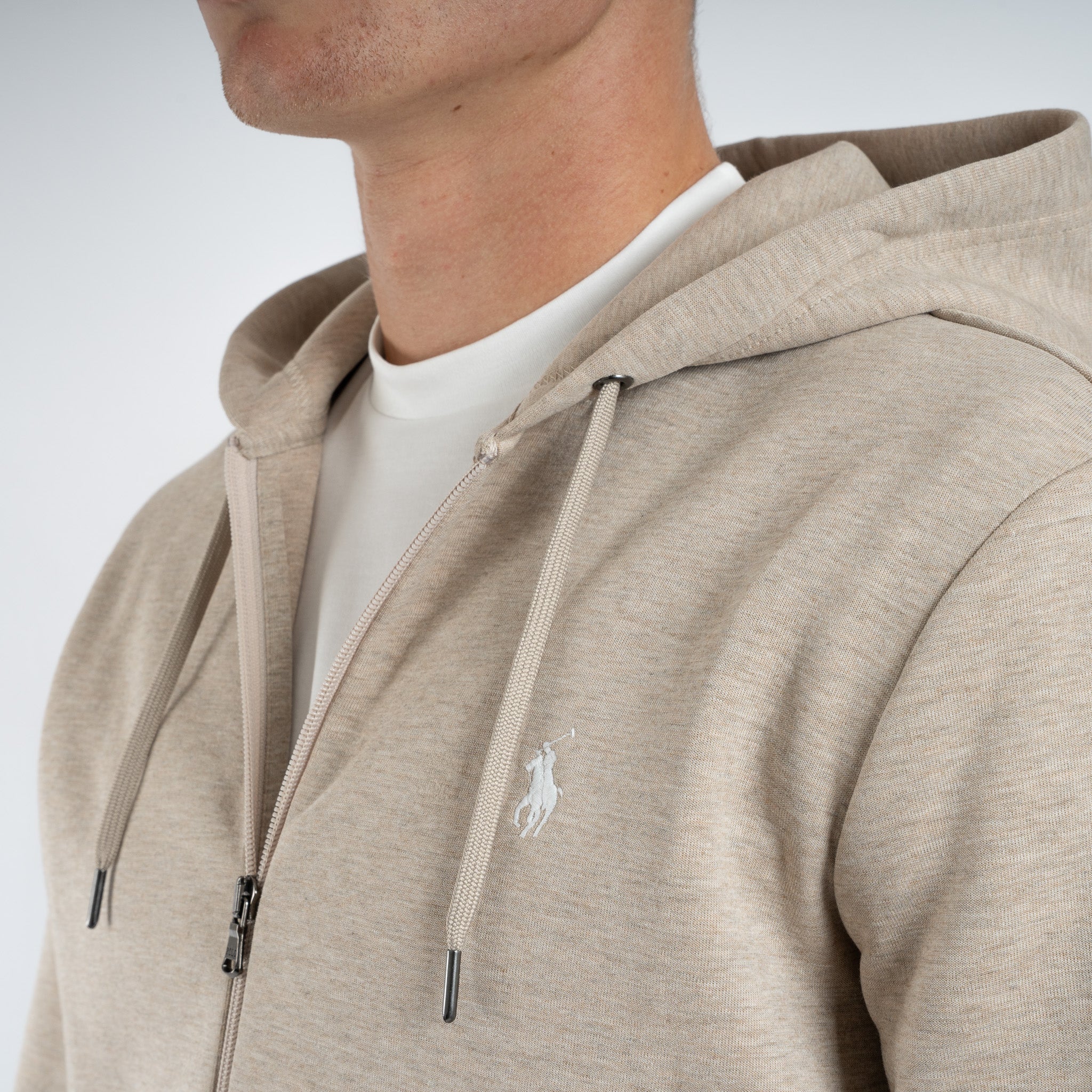 Ralph Lauren Vest Beige | Double-Knit