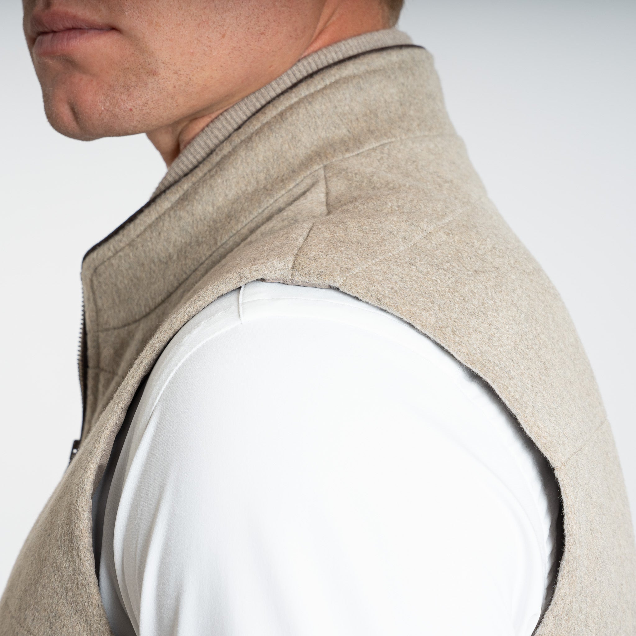Maurizio Baldassari Bodywarmer Beige | Arena Vest