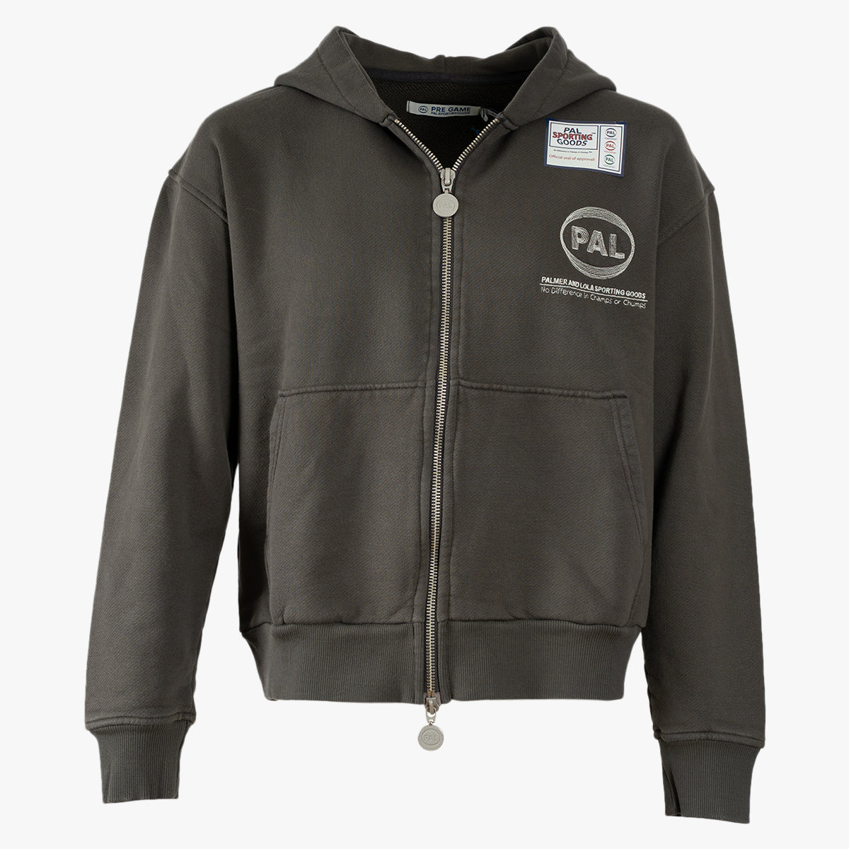 Pal Sporting Goods Vest Grijs | New Pre-Game 25 Full Zip