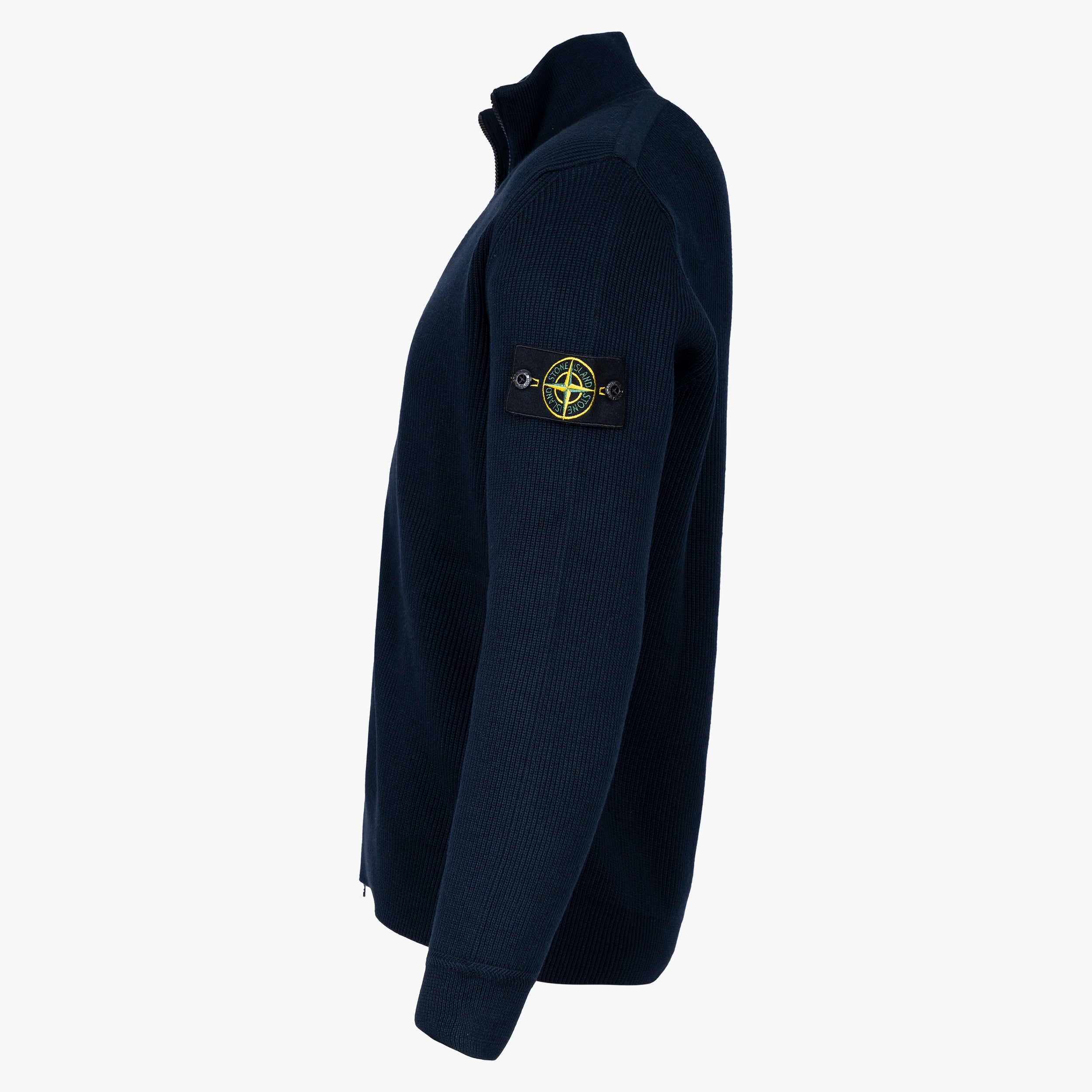 Stone Island Gebreid Vest Donkerblauw | Soft Organic Cotton
