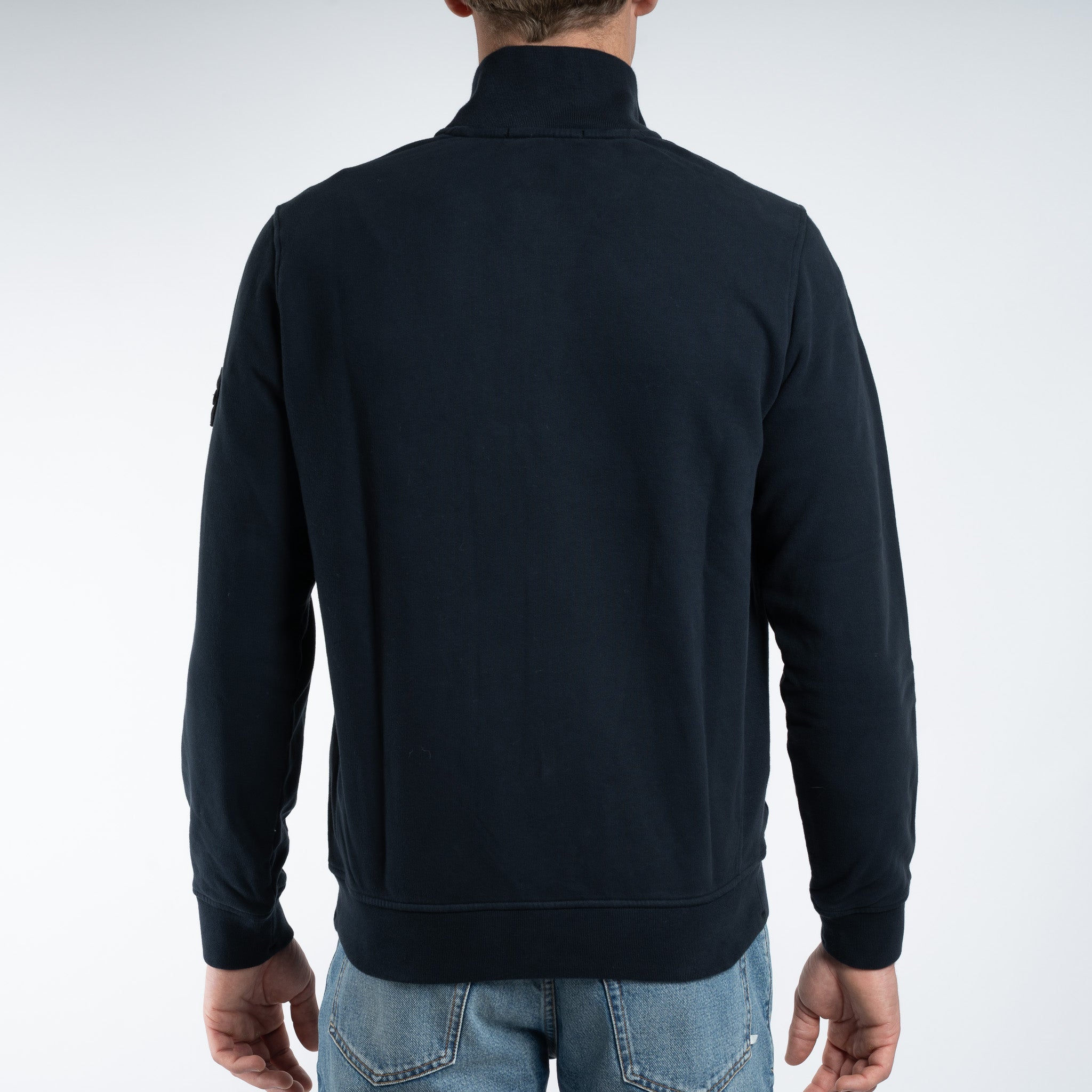 Stone Island Vest Blauw | Brushed Organic Cotton