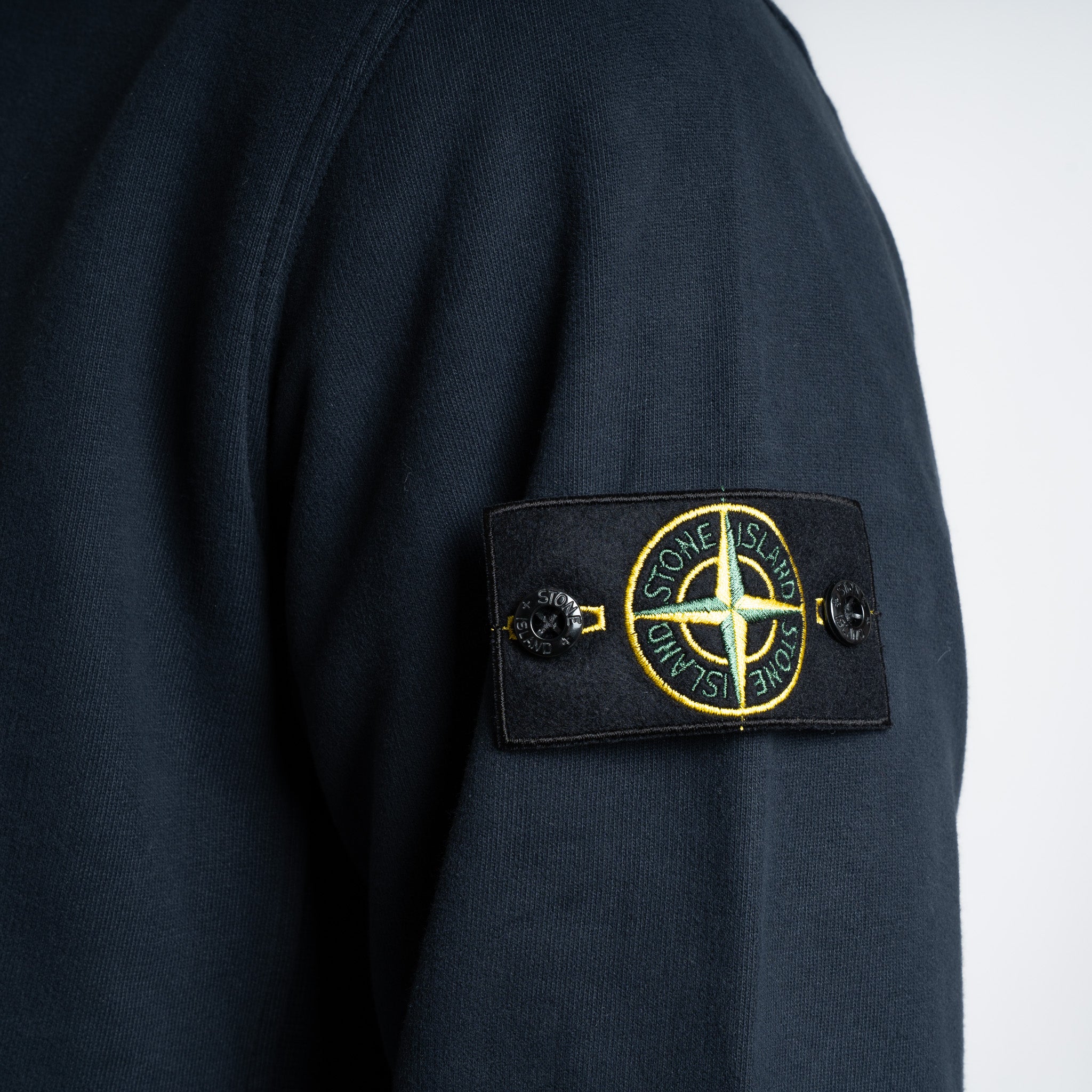 Stone Island Vest Blauw | Brushed Organic Cotton