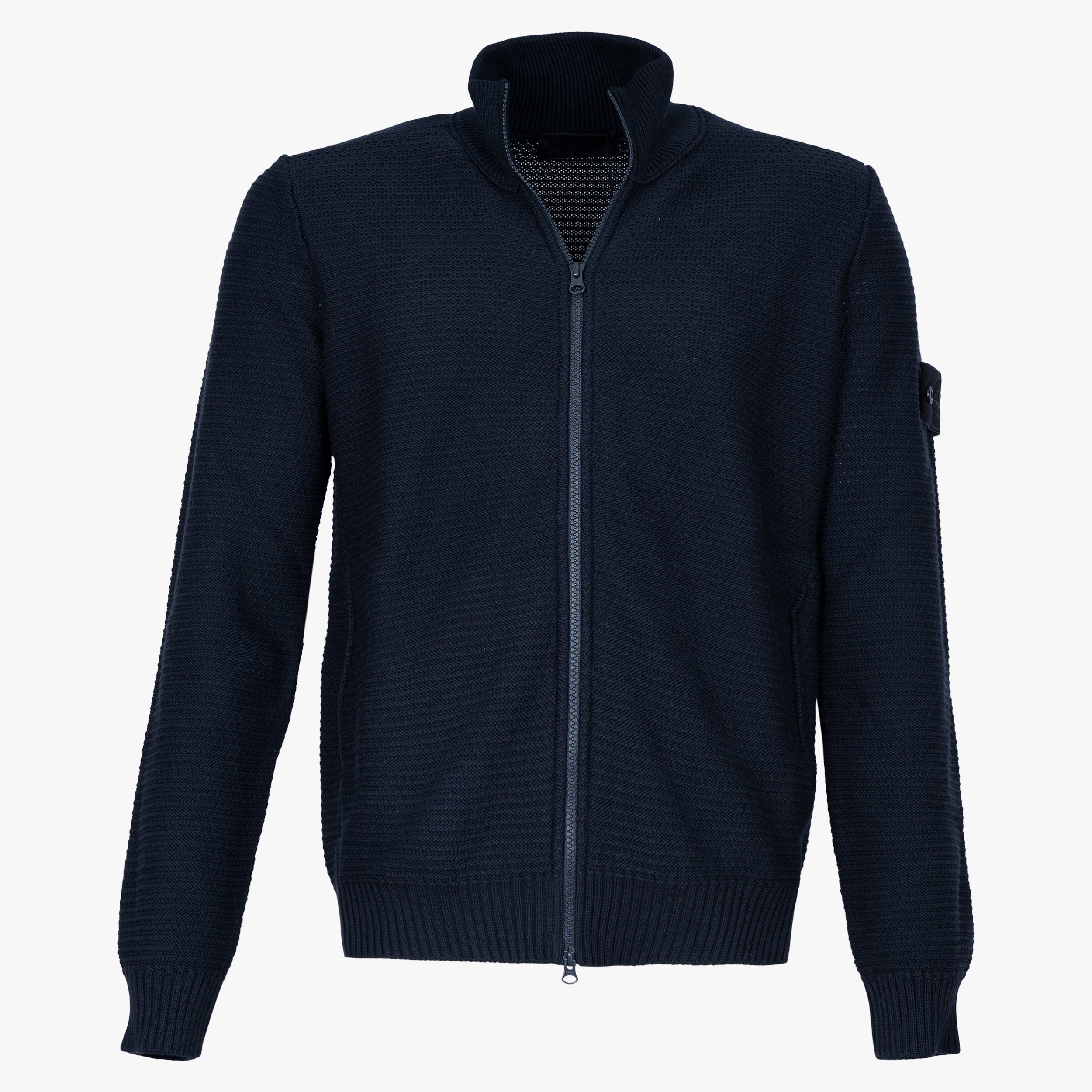 Stone Island Gebreid Vest Donkerblauw | Ghost