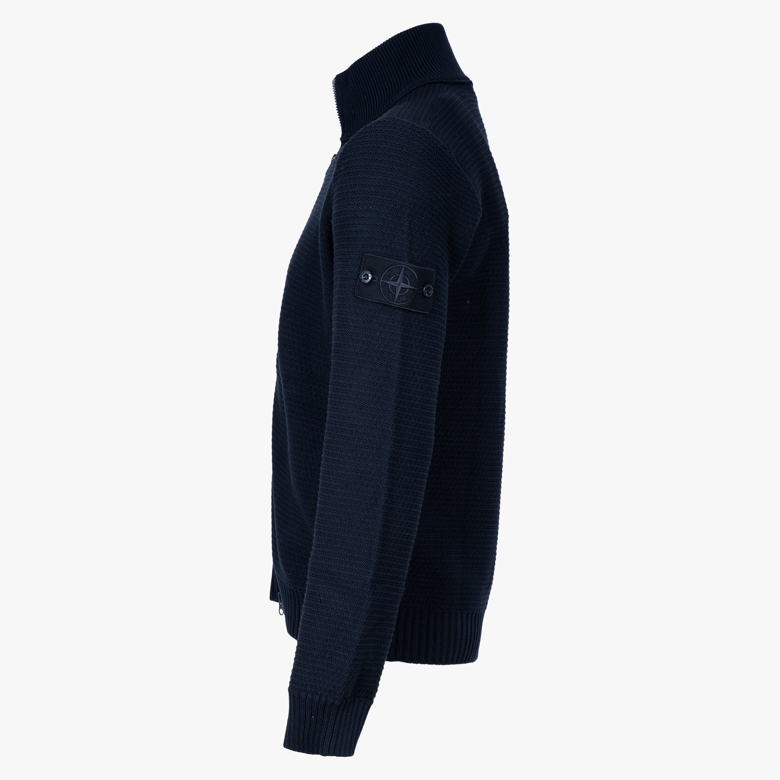 Stone Island Gebreid Vest Donkerblauw | Ghost