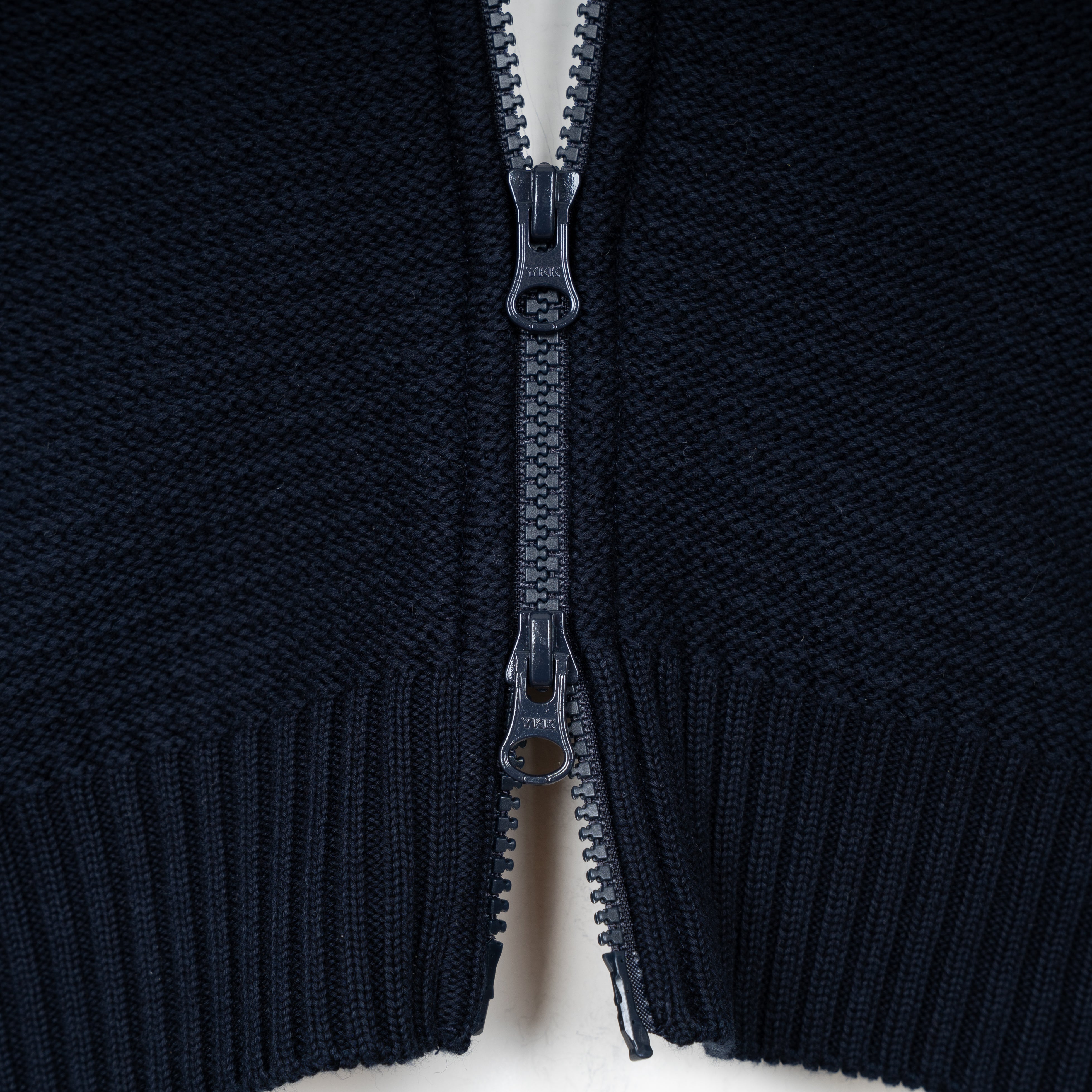 Stone Island Gebreid Vest Donkerblauw | Ghost